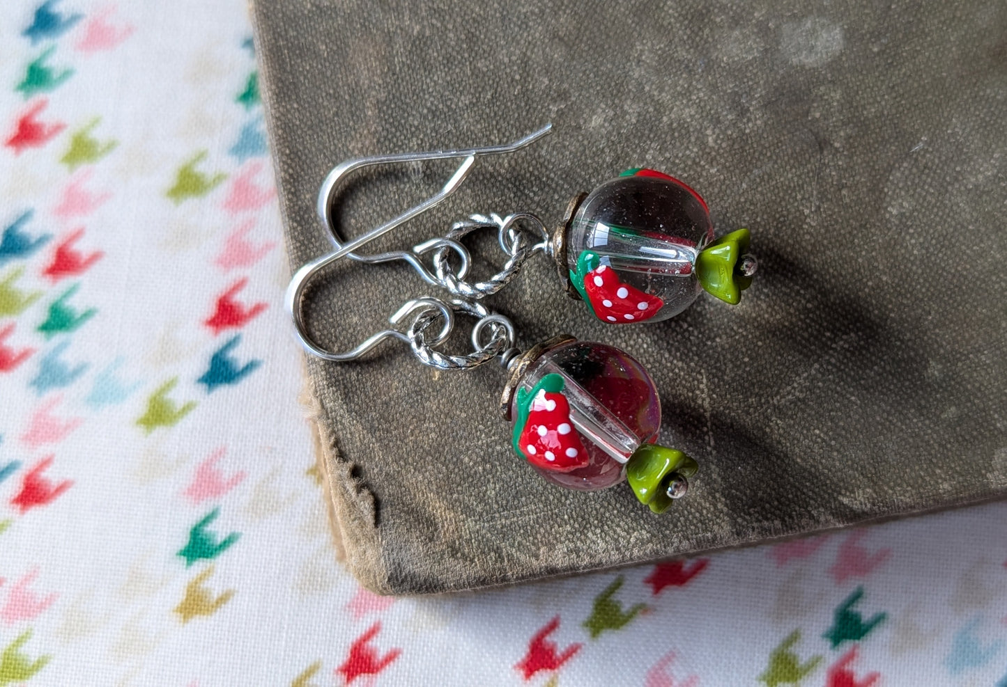 CLEARANCE Strawberries Earrings