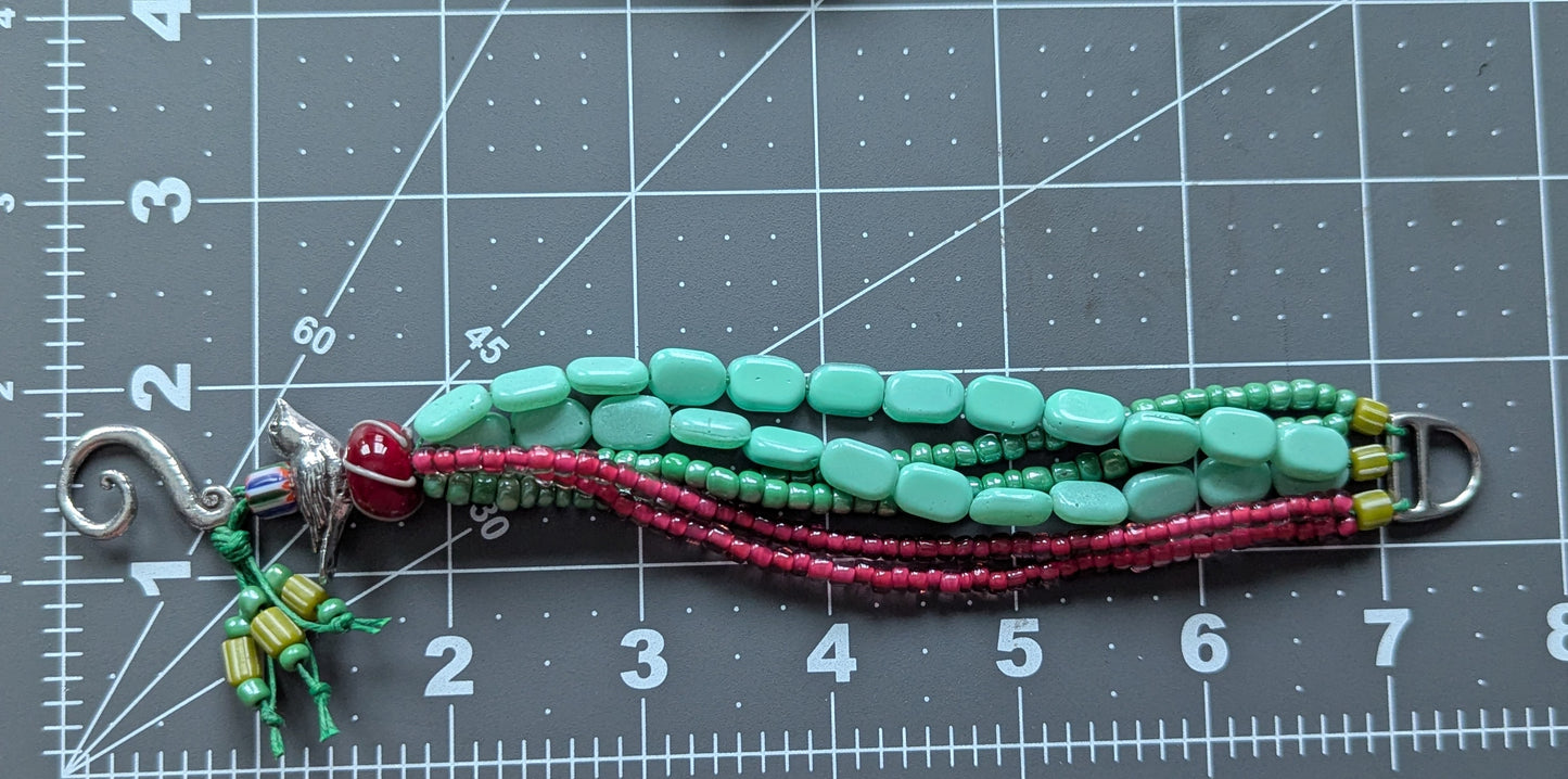 Multi Strand Bird Bracelet