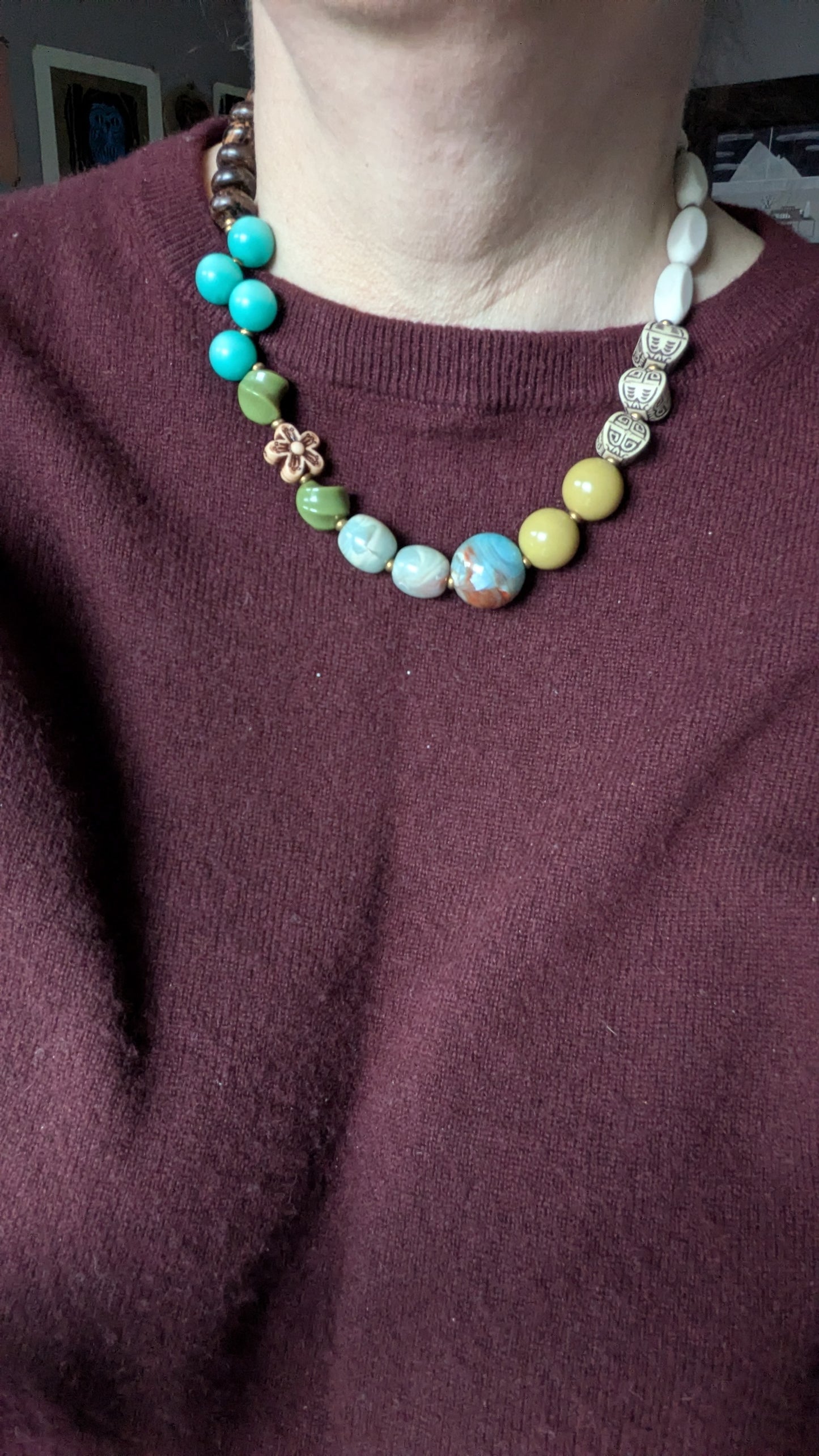 Chunky Beaded Necklace