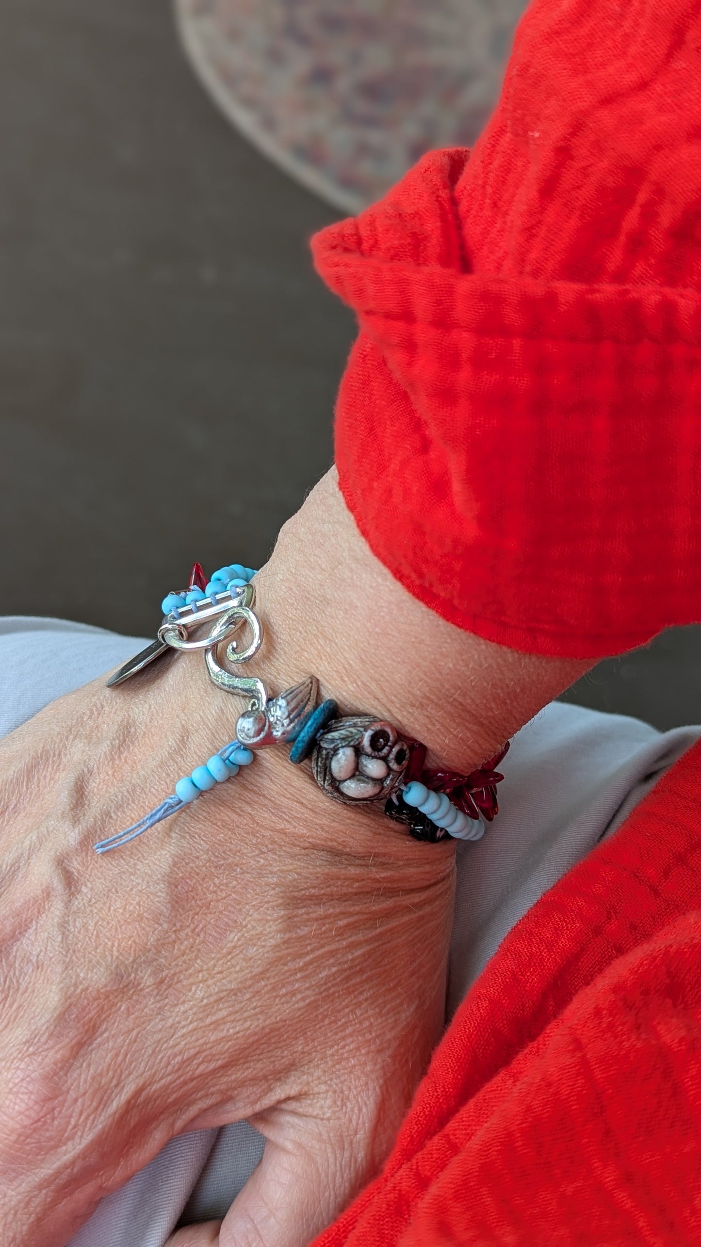 MultiStrand Bird/ Nest Bracelet