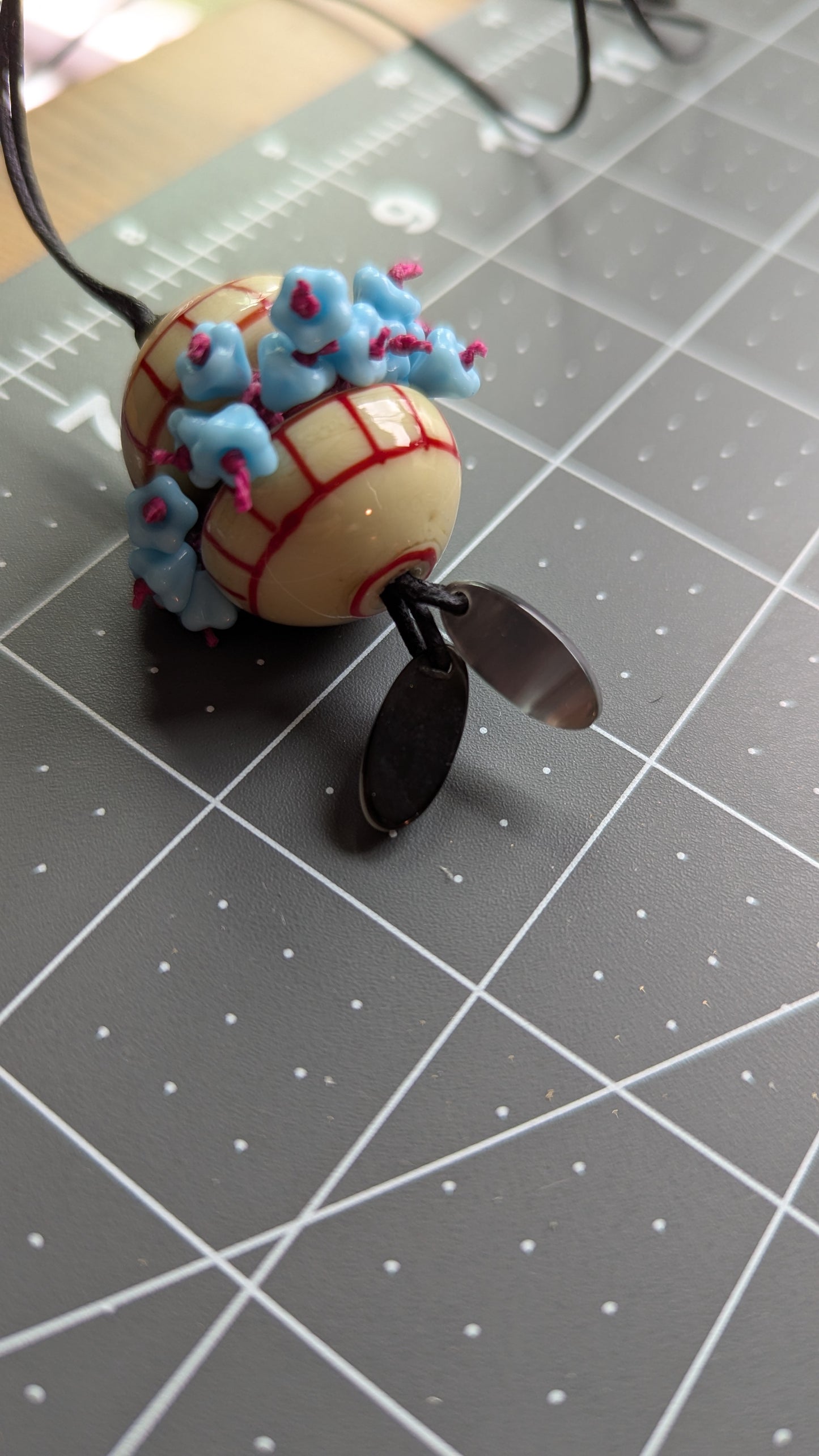 Flower Sprouted Sphere Necklace