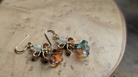 Bows and Flowers Earrings