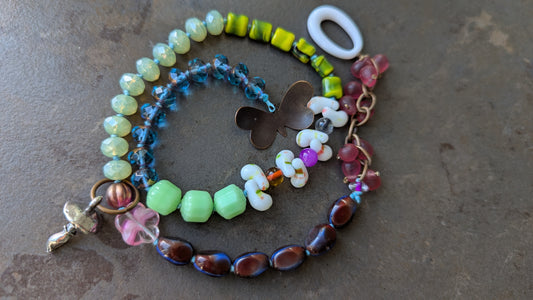 Knotted Necklace with Mushroom