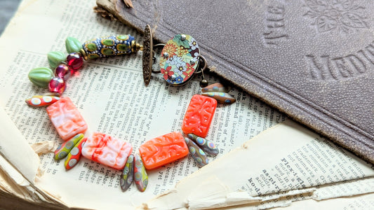 Harbinger Collection Bracelet with Upcycled Tin Toggle