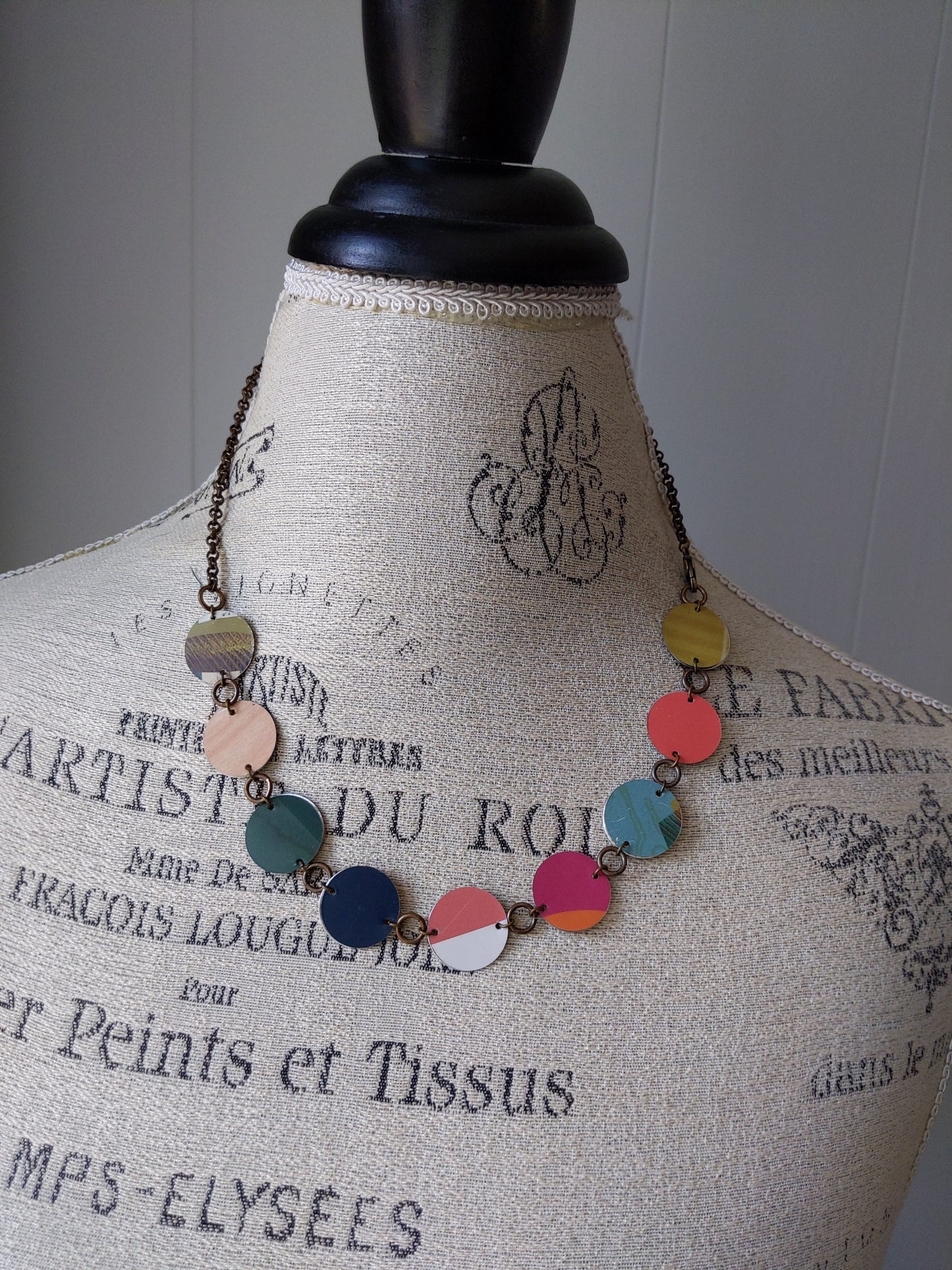 Harbinger Collection Colorful Tin Necklace