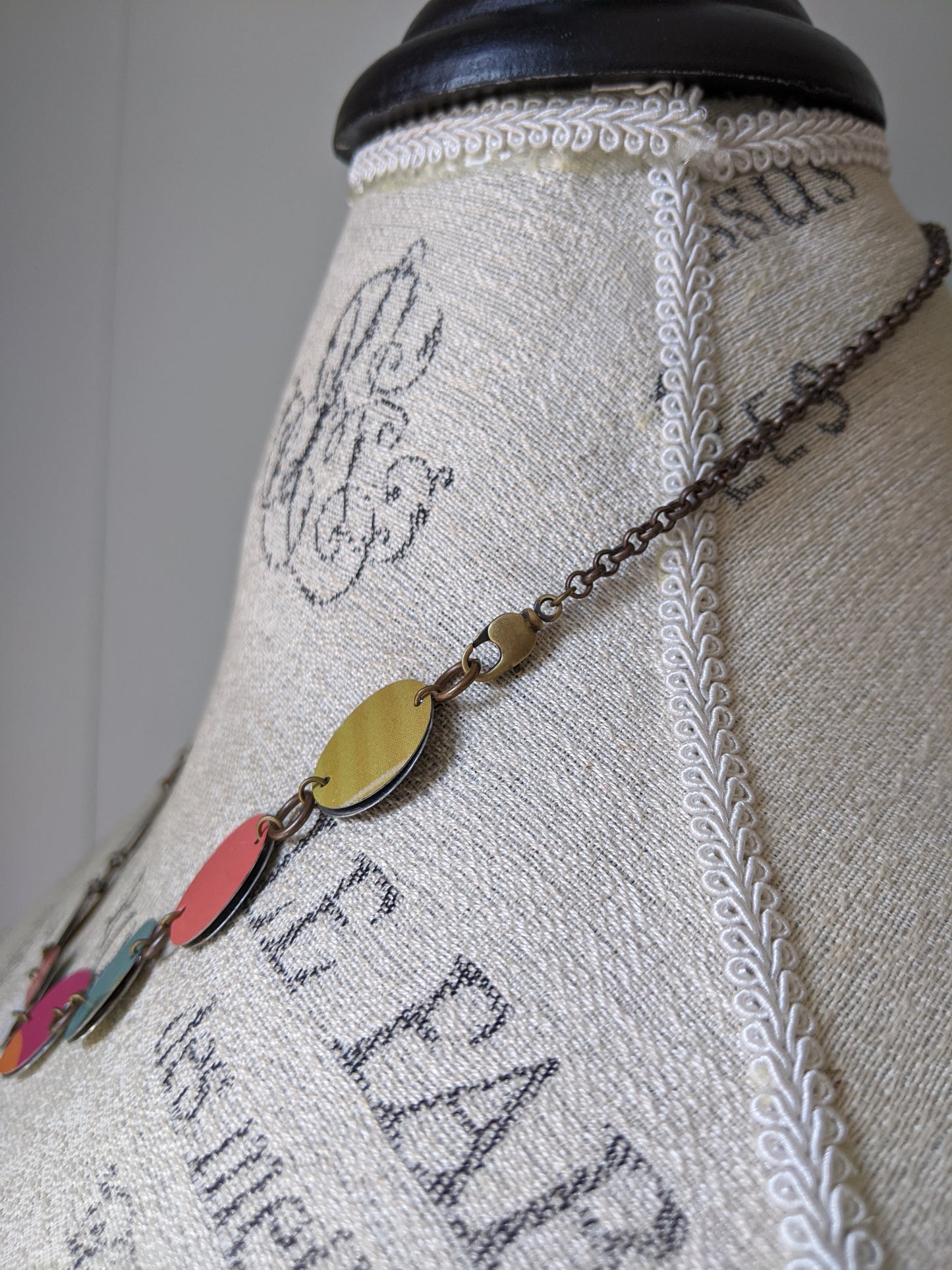 Harbinger Collection Colorful Tin Necklace