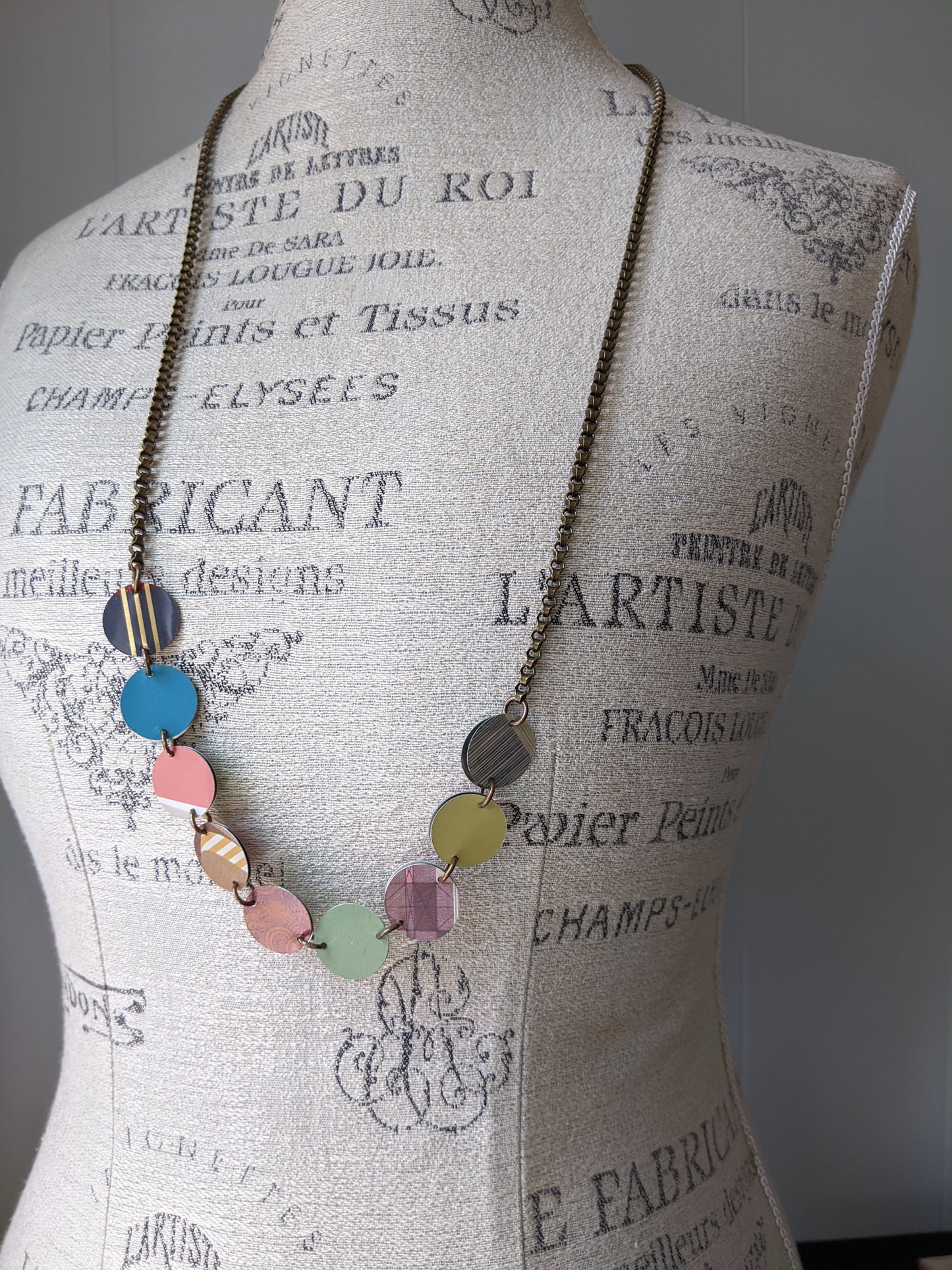 Harbinger Collection Colorful Tin Necklace