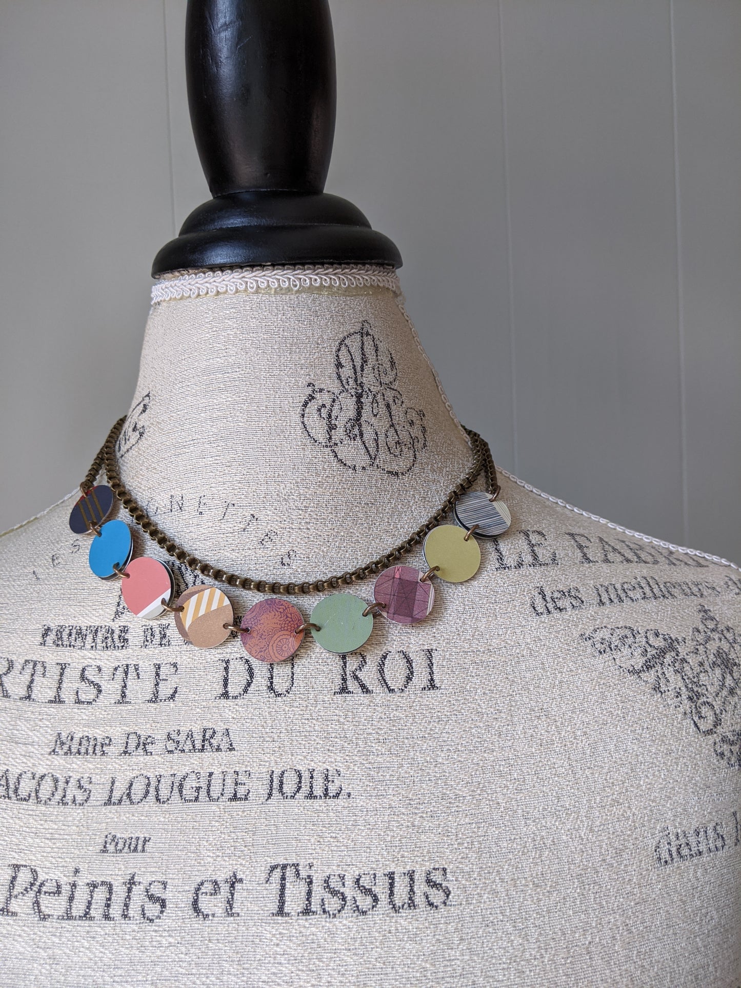 Harbinger Collection Colorful Tin Necklace