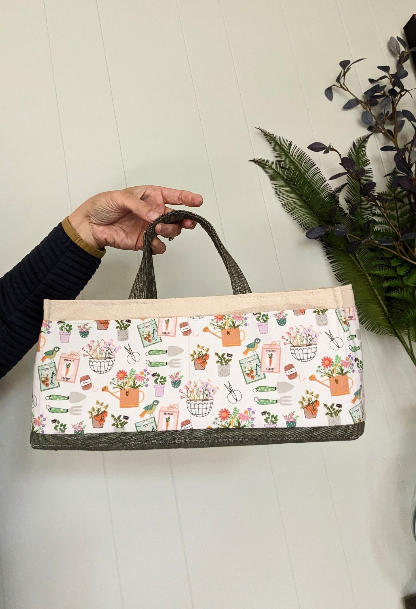 Gardening Theme Tool Bag (Large)- Made to Order