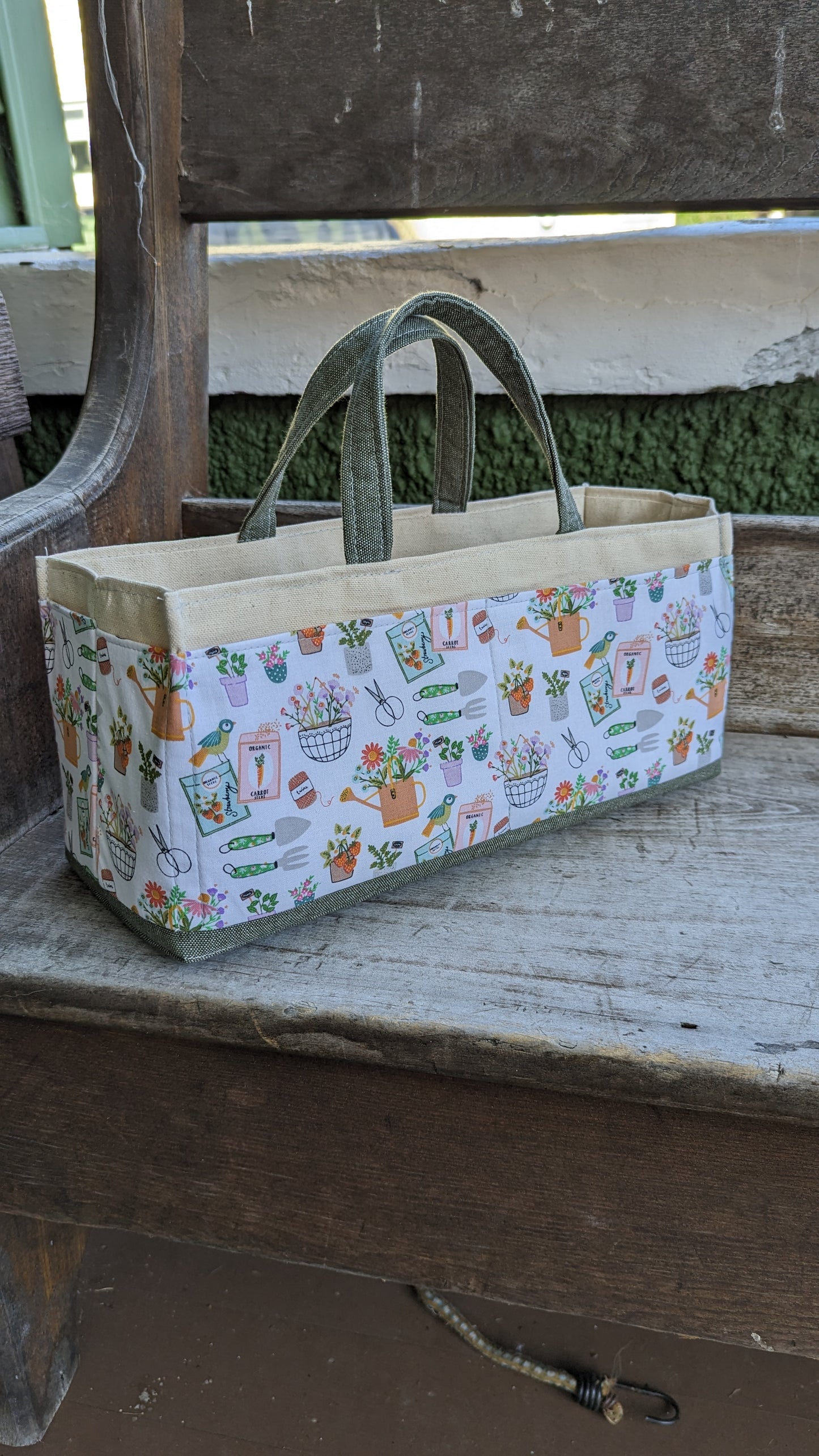 Gardening Theme Tool Bag (Large)- Made to Order