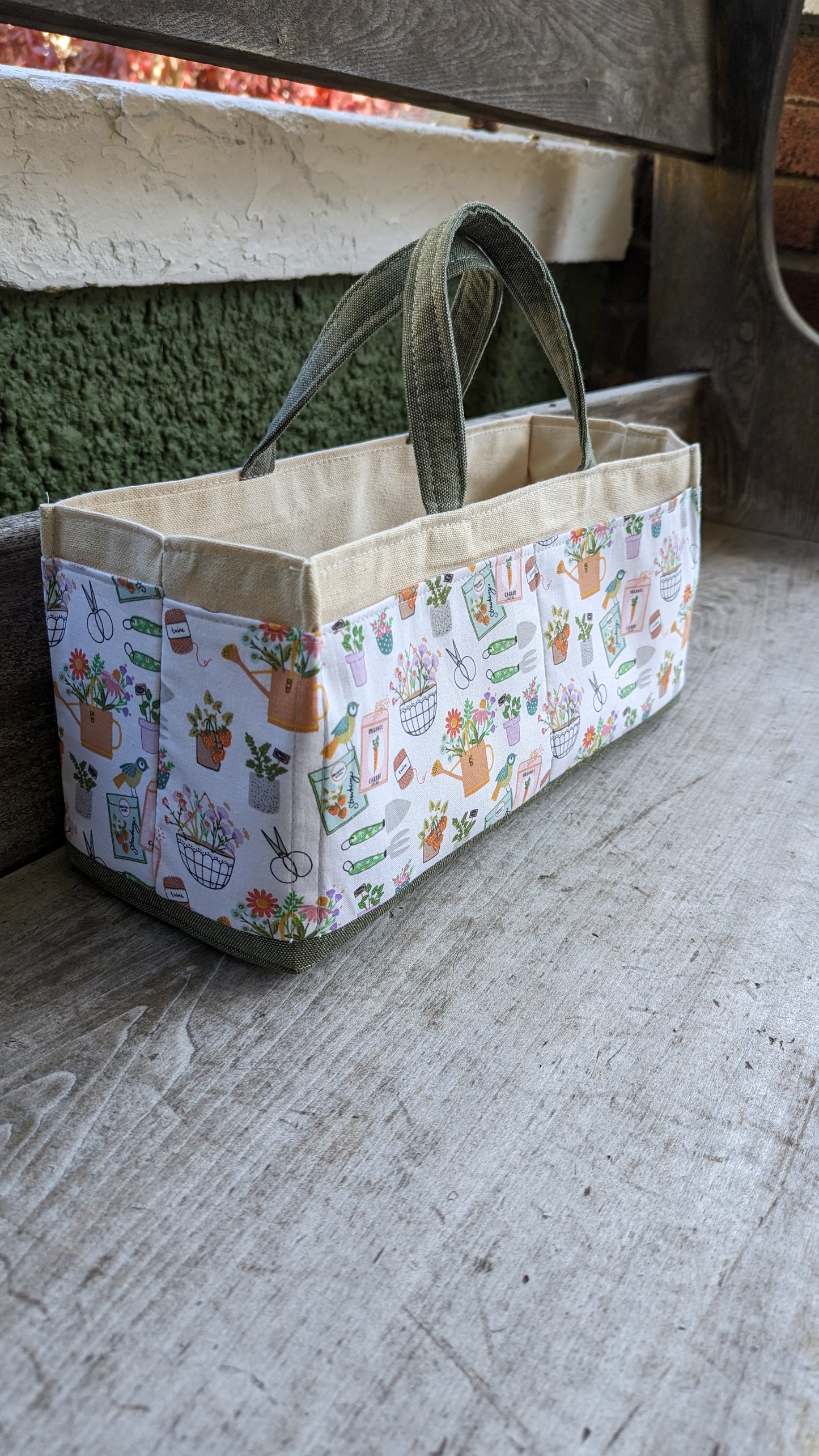 Gardening Theme Tool Bag (Large)- Made to Order