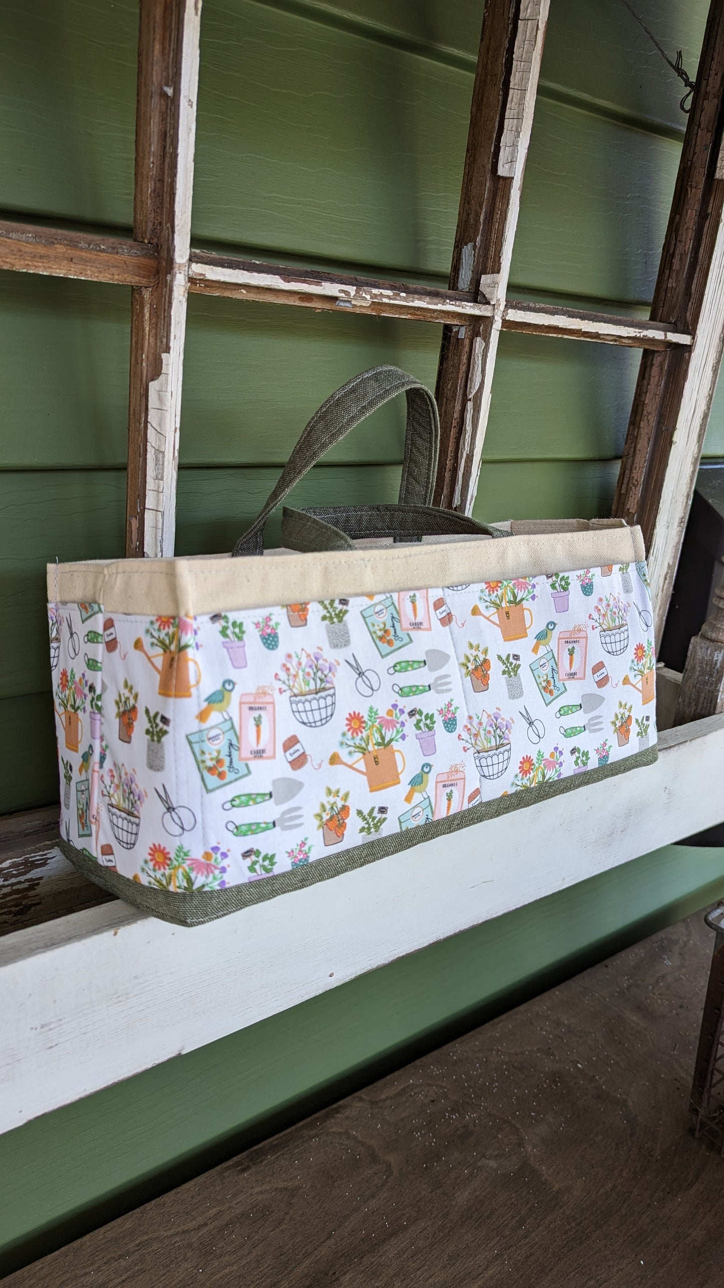 Gardening Theme Tool Bag (Large)- Made to Order