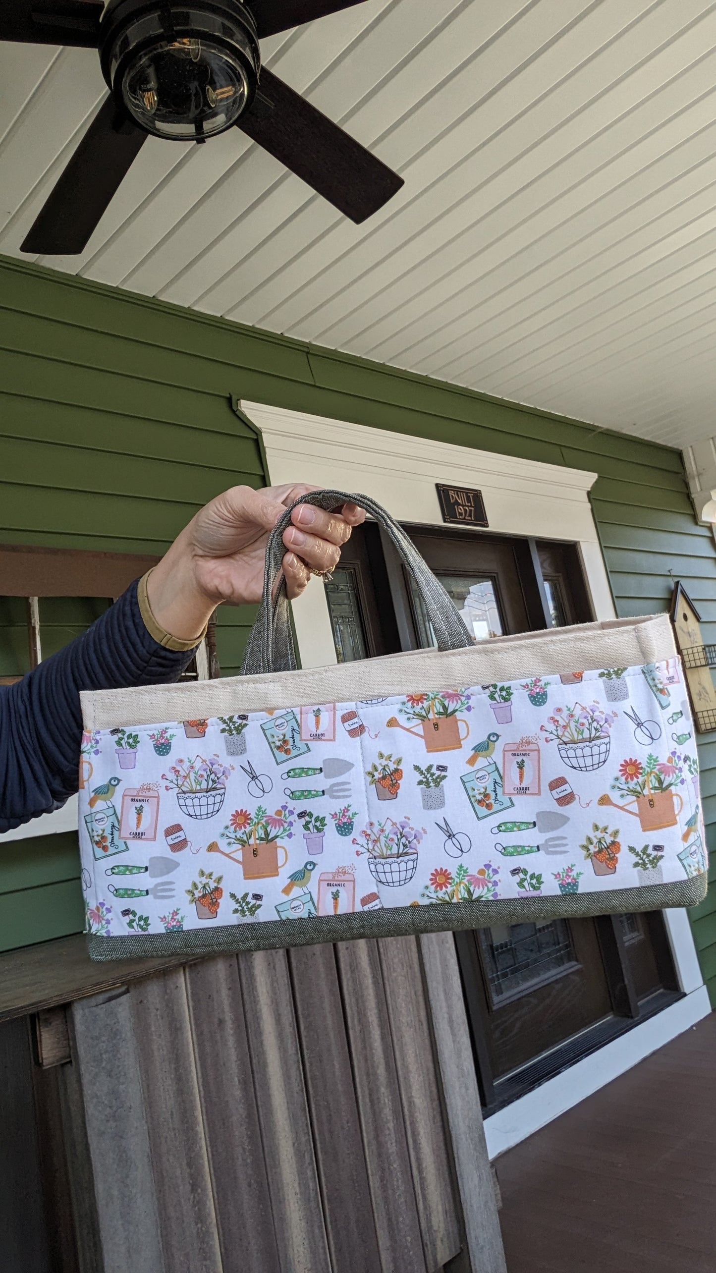 Gardening Theme Tool Bag (Large)- Made to Order