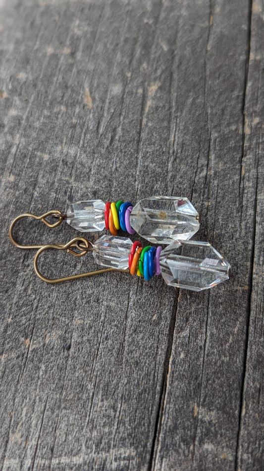 Crystals and Rainbows Earrings