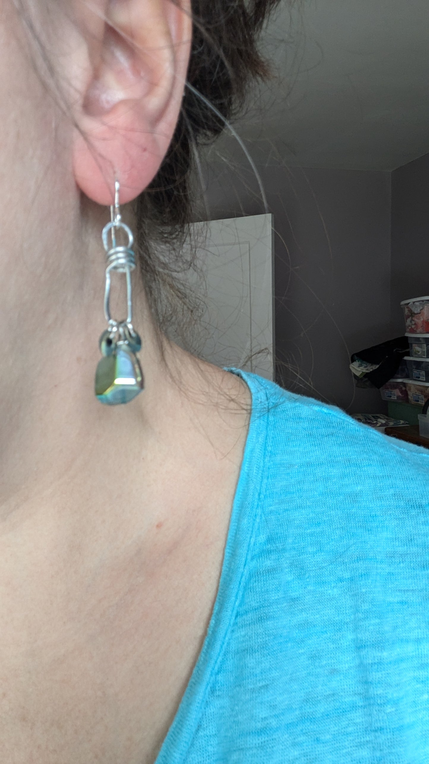 Lightbulb Link Earrings