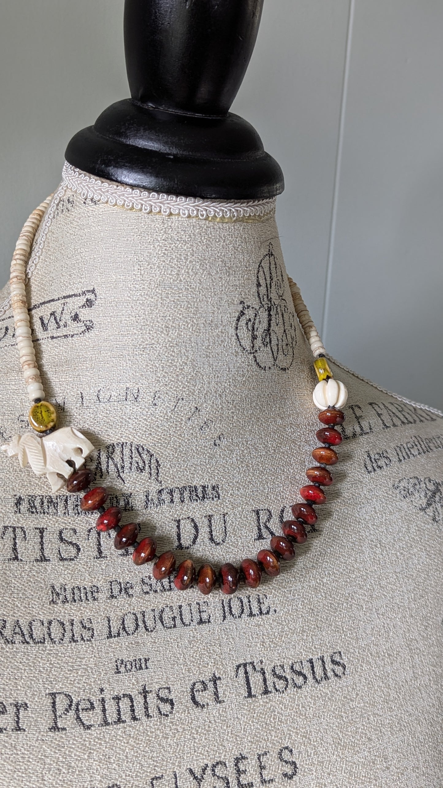 Lion's Den Beaded Necklace