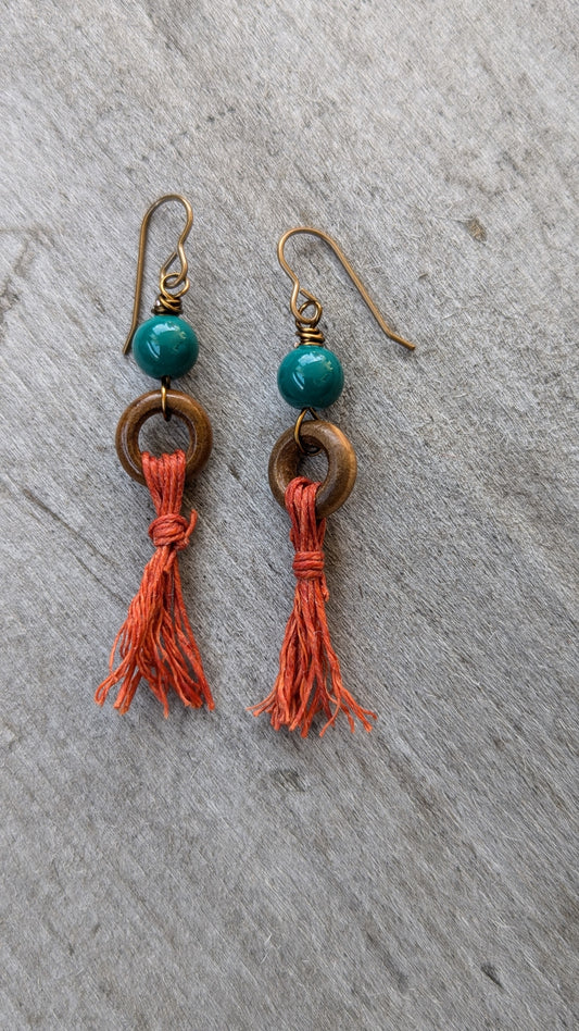 Autumn Tassels Earrings