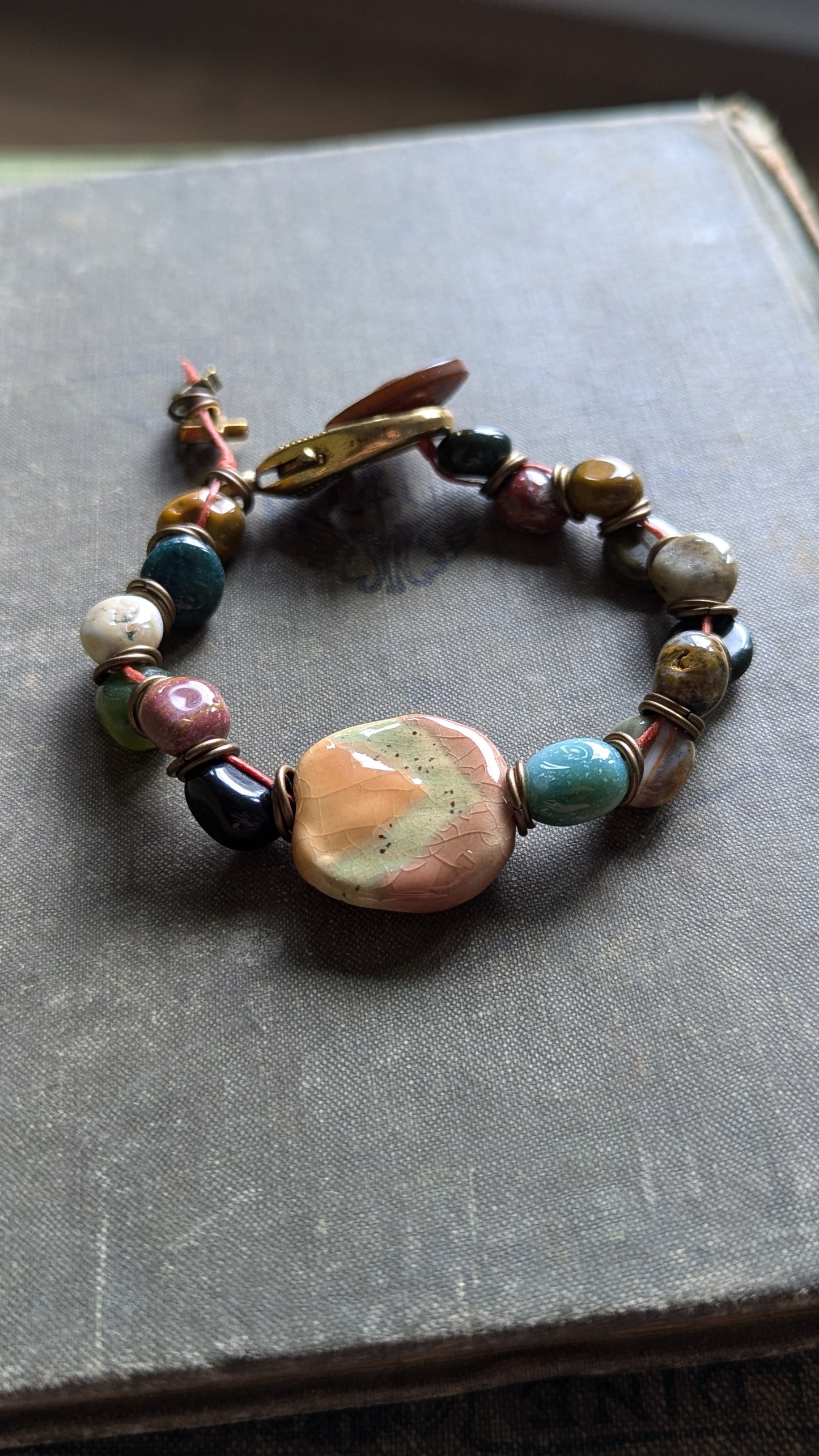 Ocean Jasper Beaded Bracelet