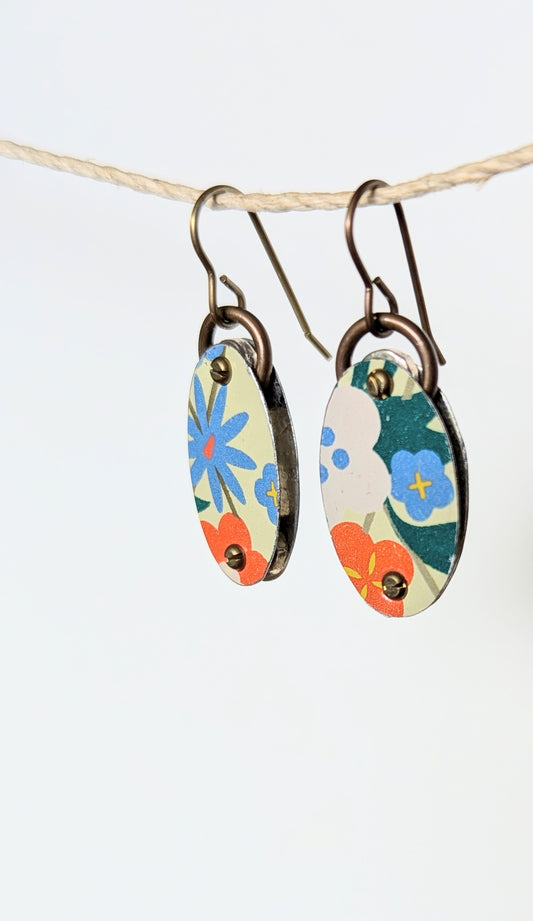 Harbinger Collection Riveted Oval Earrings