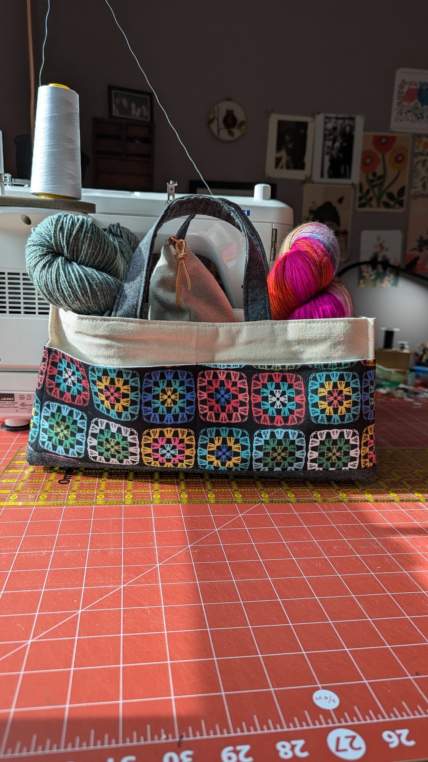 Granny Squares Tool Bag (LARGE)