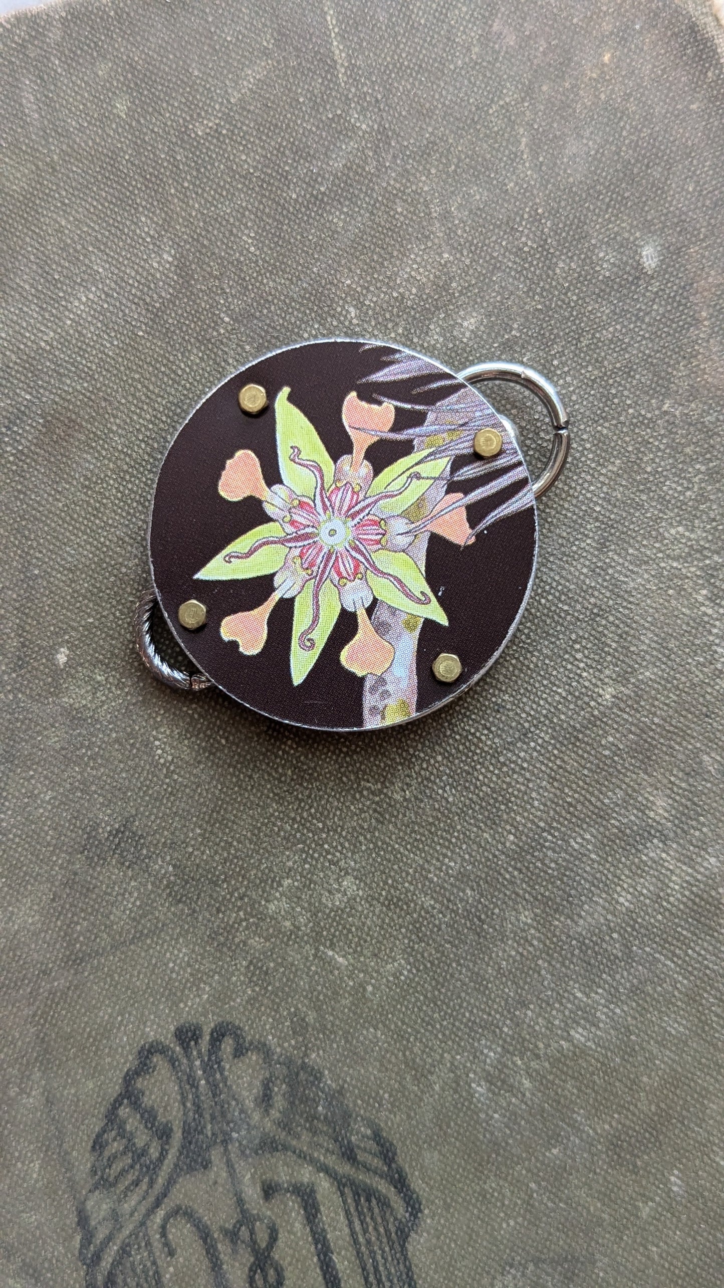 Tin Snippets PeekaBoo Pendant