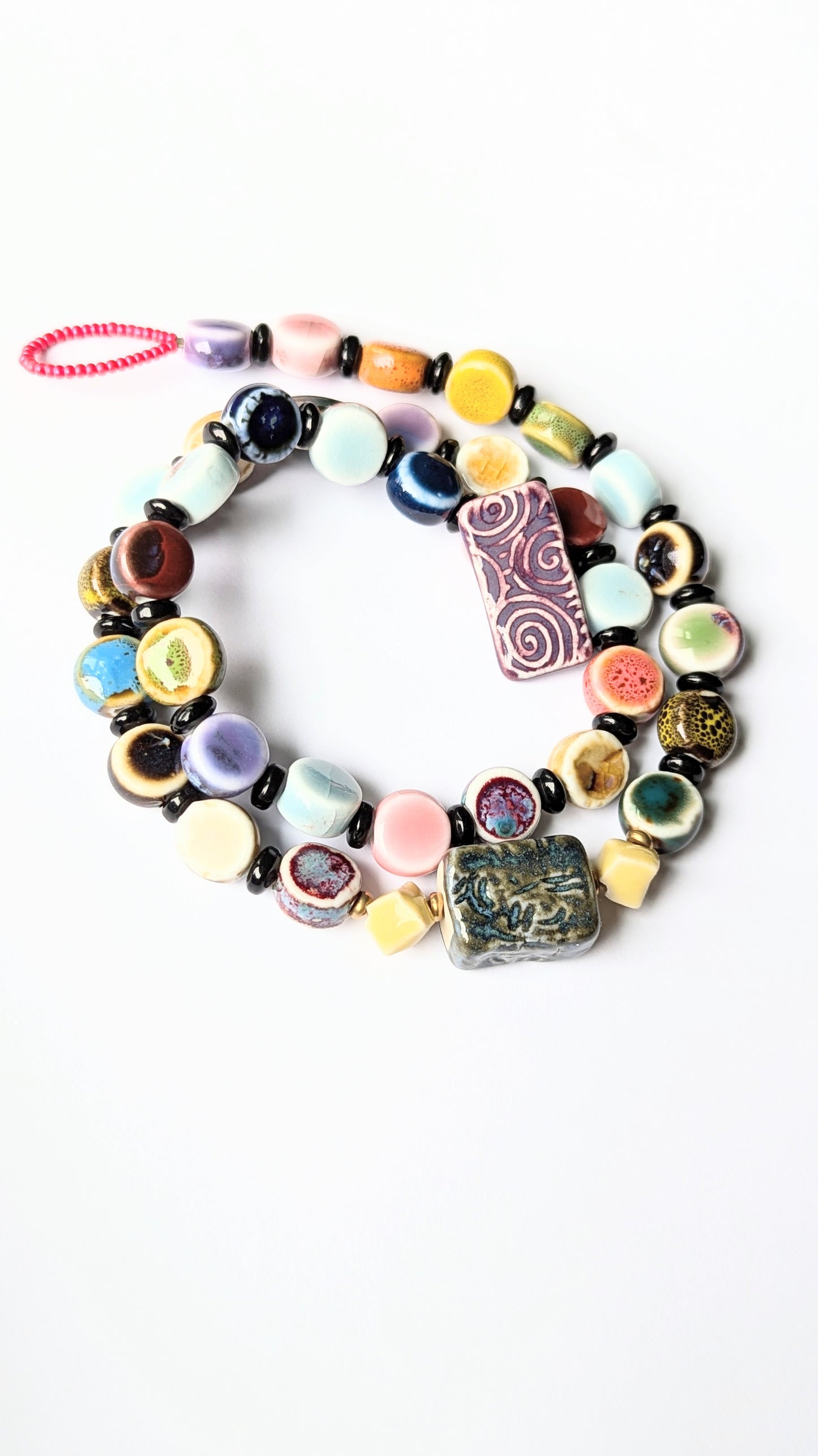 Ceramic Sampler Necklace