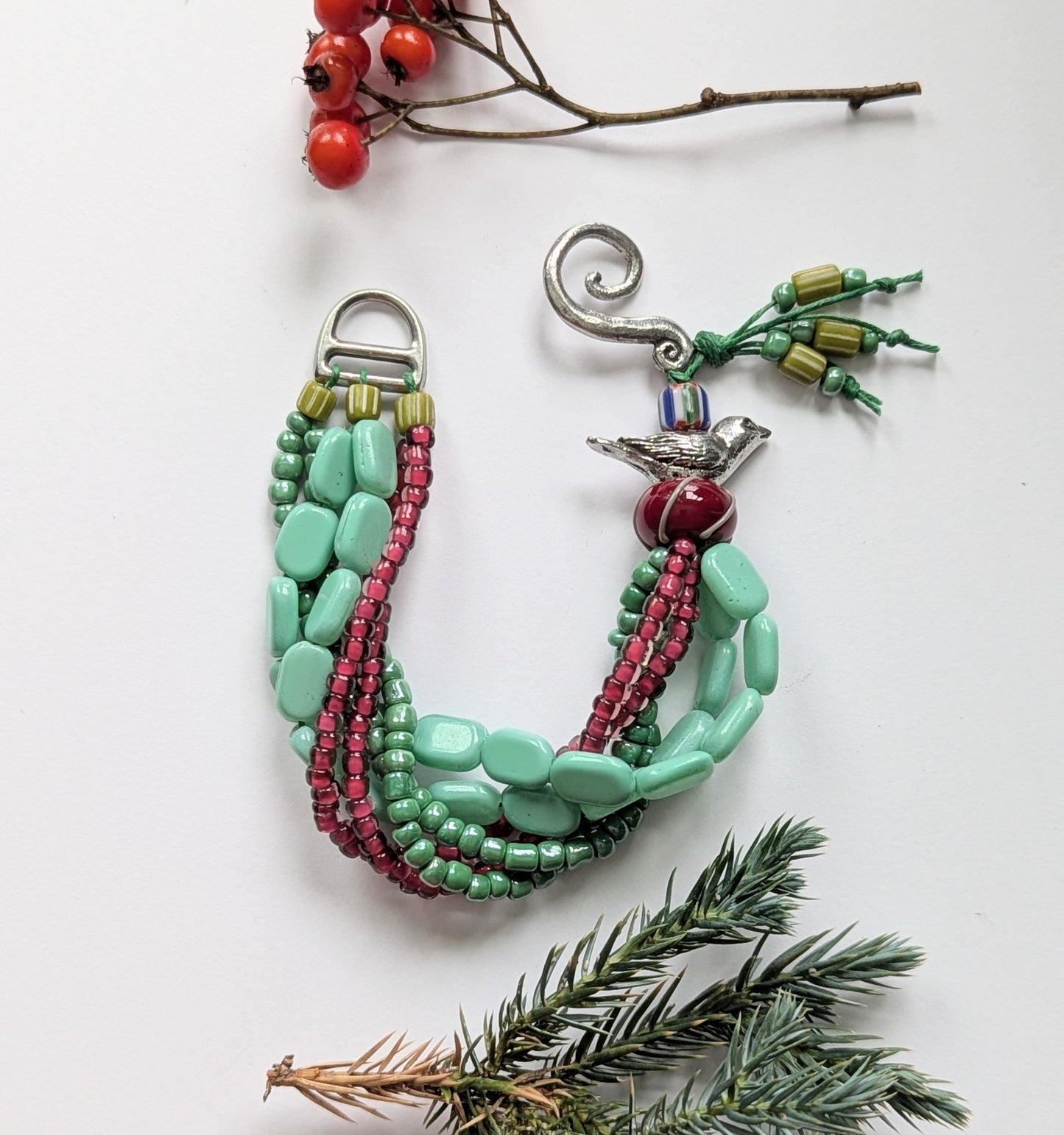 Multi Strand Bird Bracelet