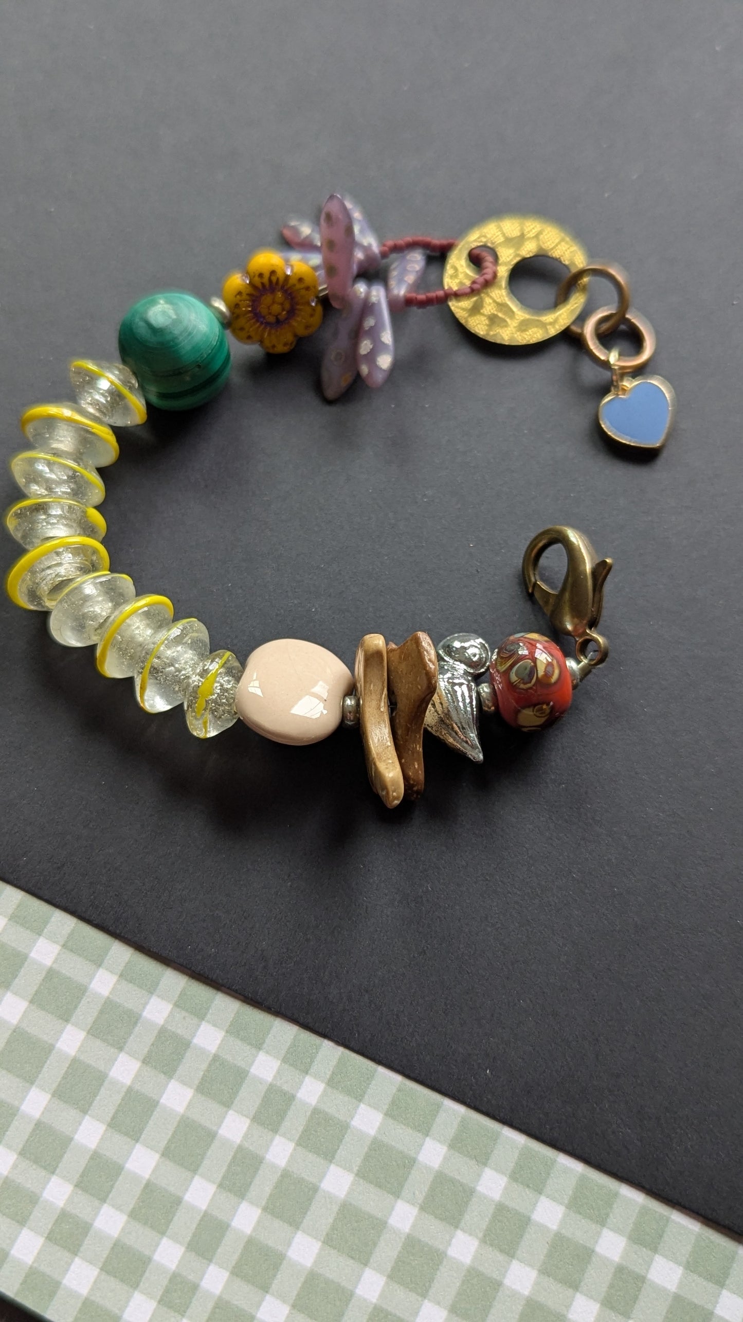 Beaded Bird Bracelet