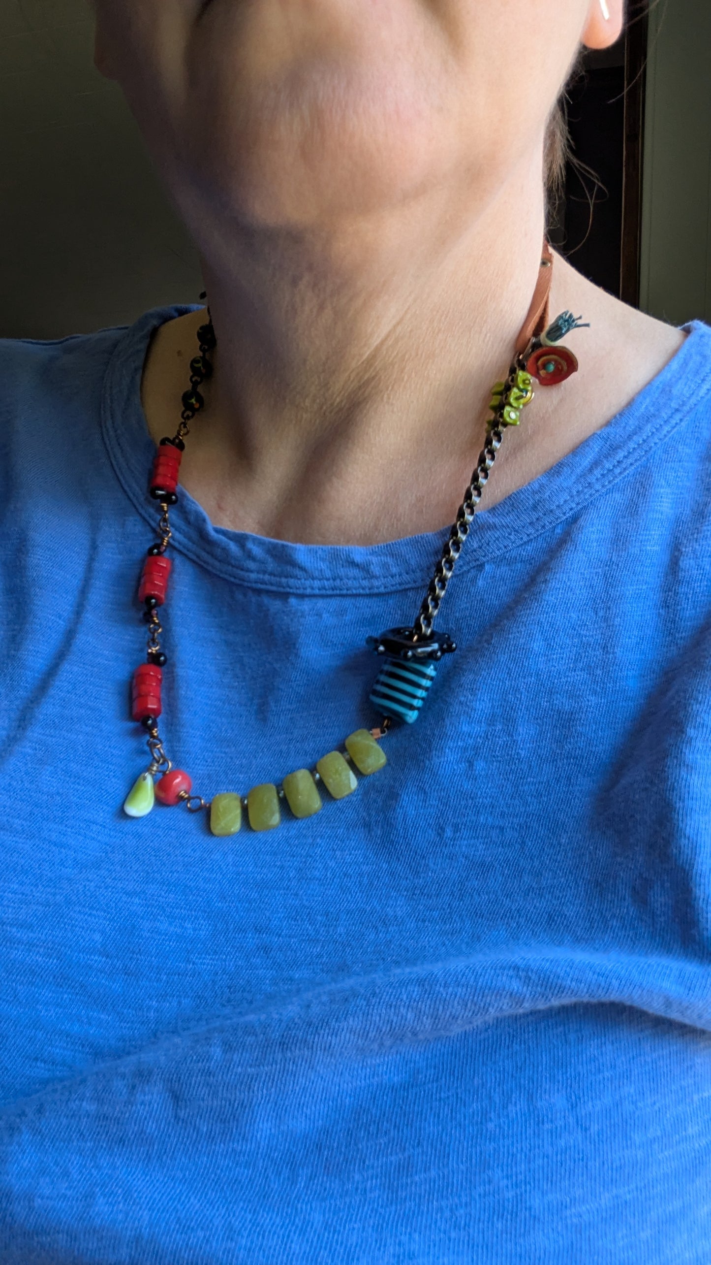 Mixed Media Wrap Bracelet/Necklace