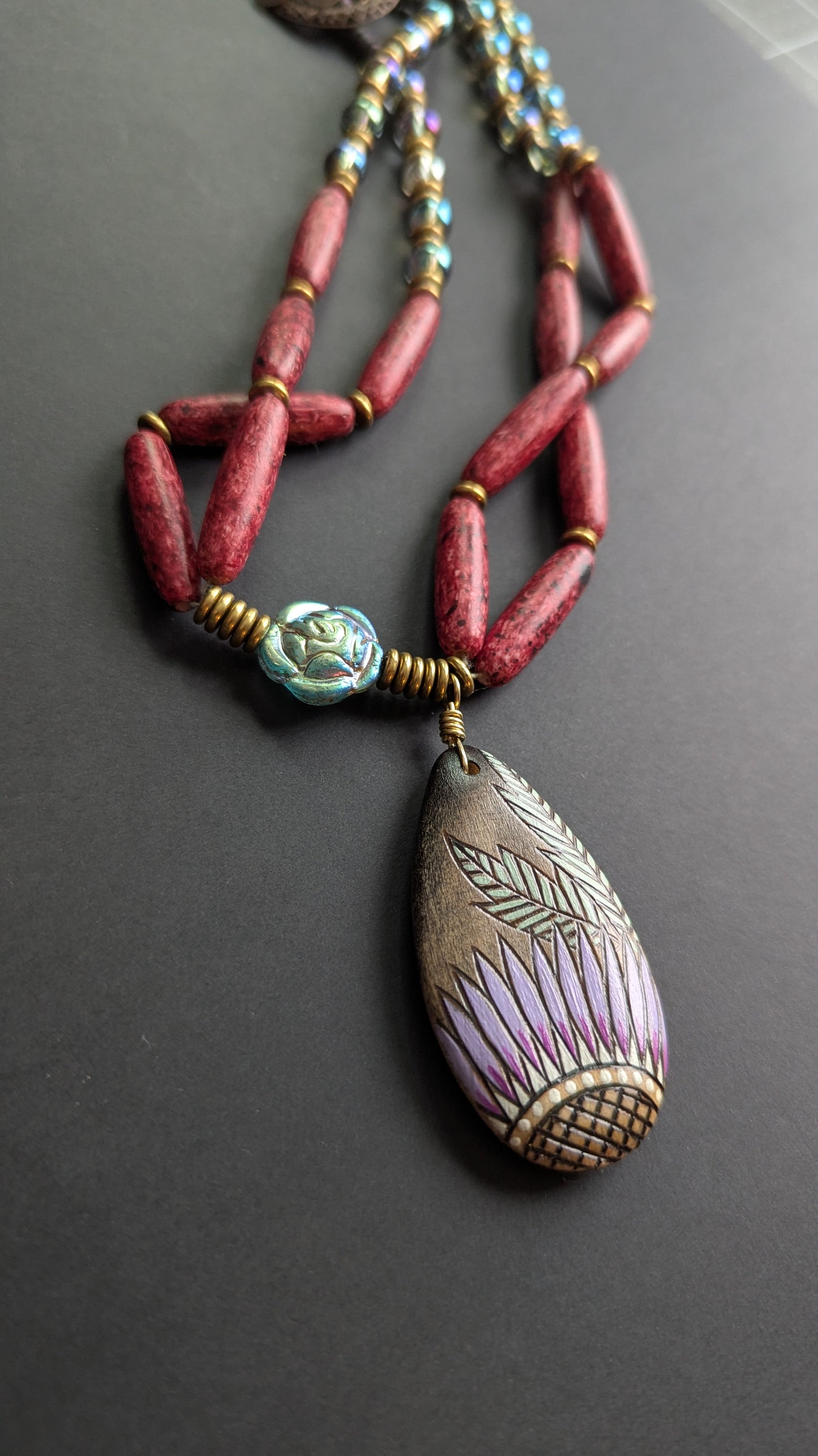 Gerber Daisy Necklace