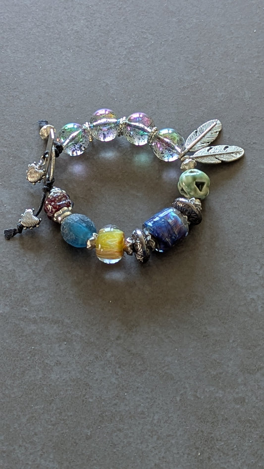 Mixed Media Baubles Bracelet