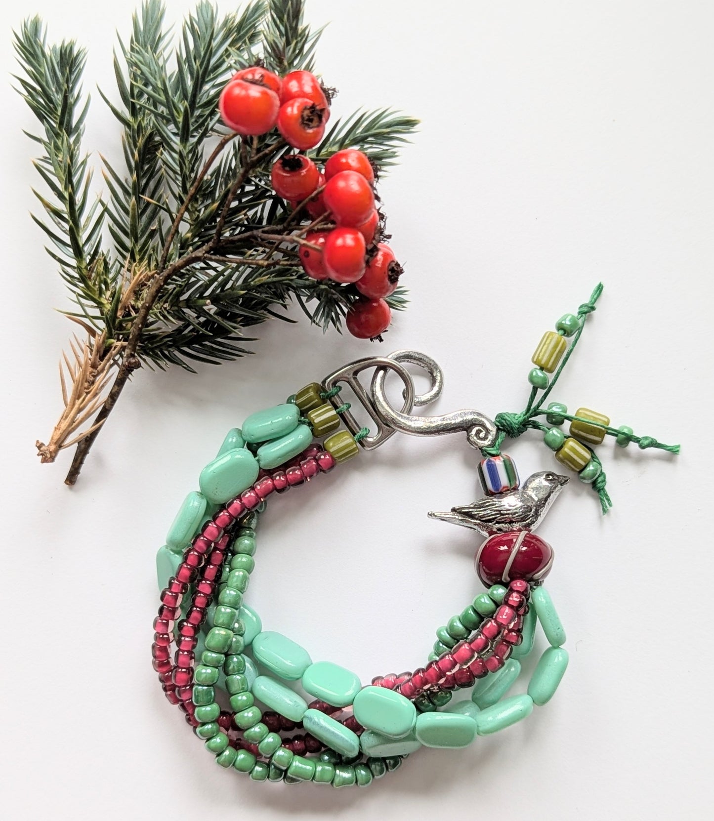 Multi Strand Bird Bracelet