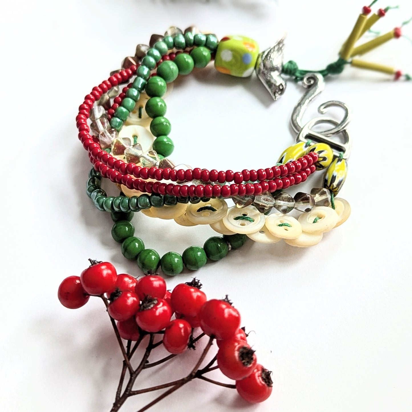 Multi Strand Bird Bracelet