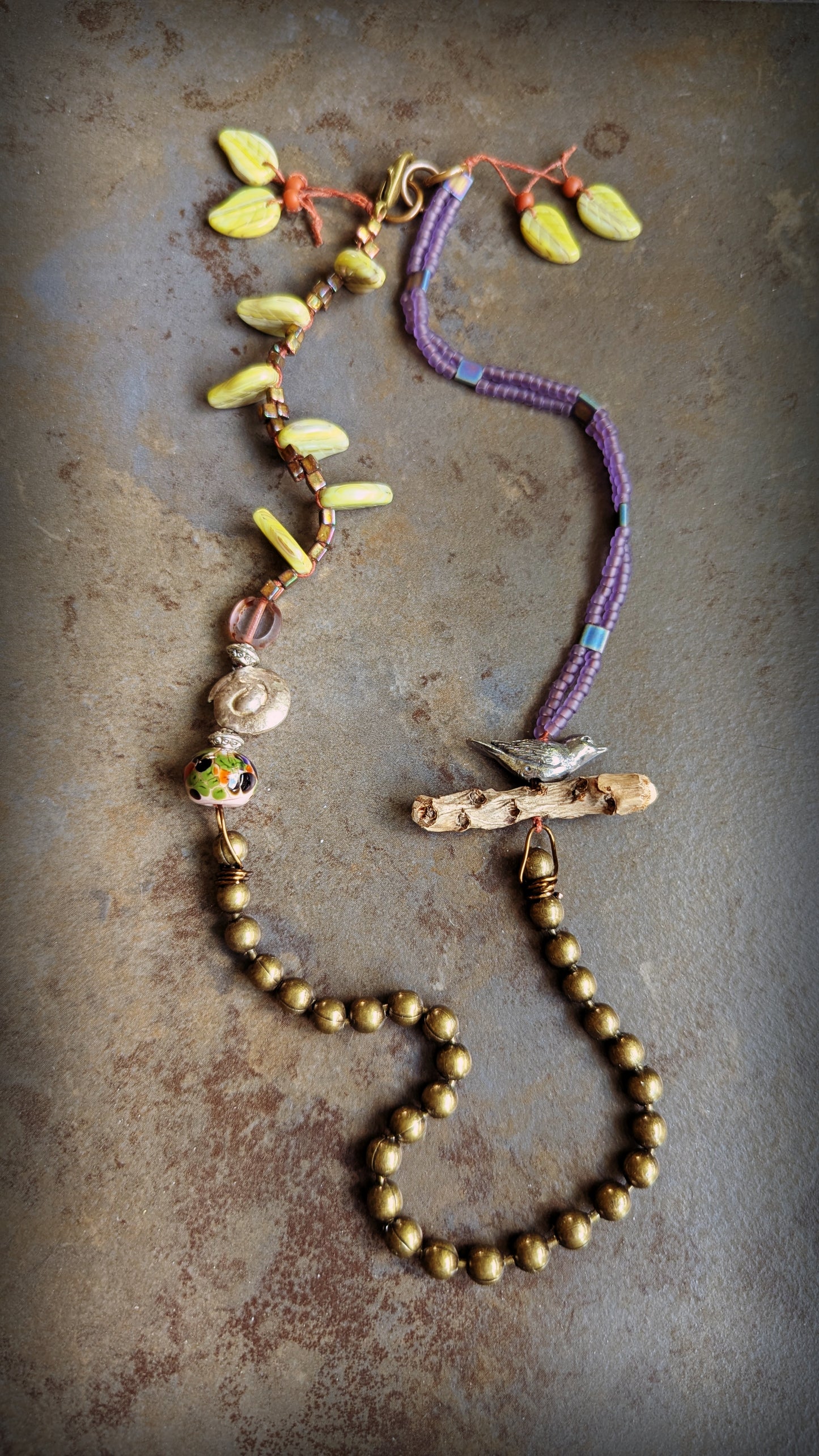 Ophelia's Sparrow Necklace