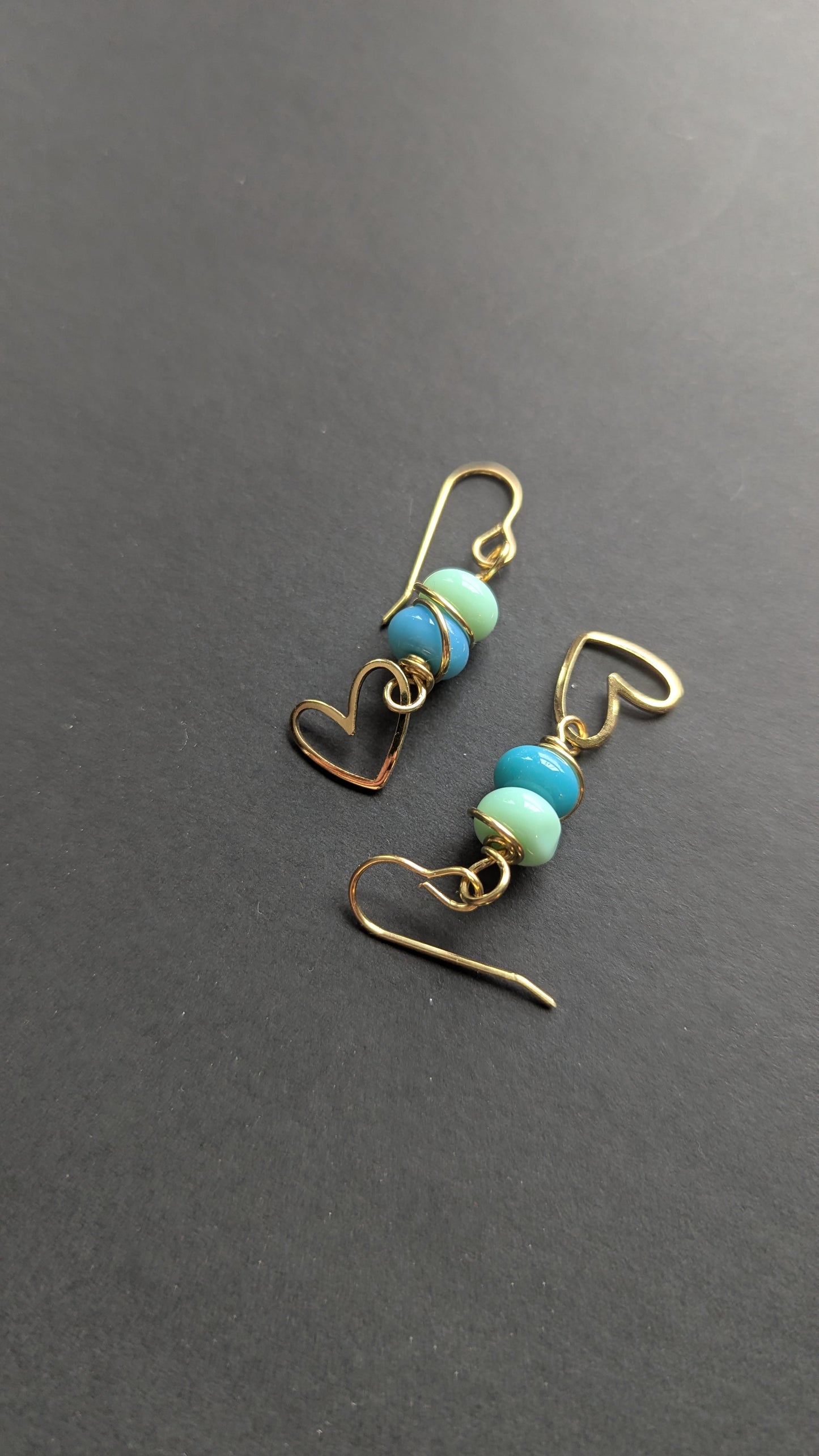 Stacked Glass Earrings