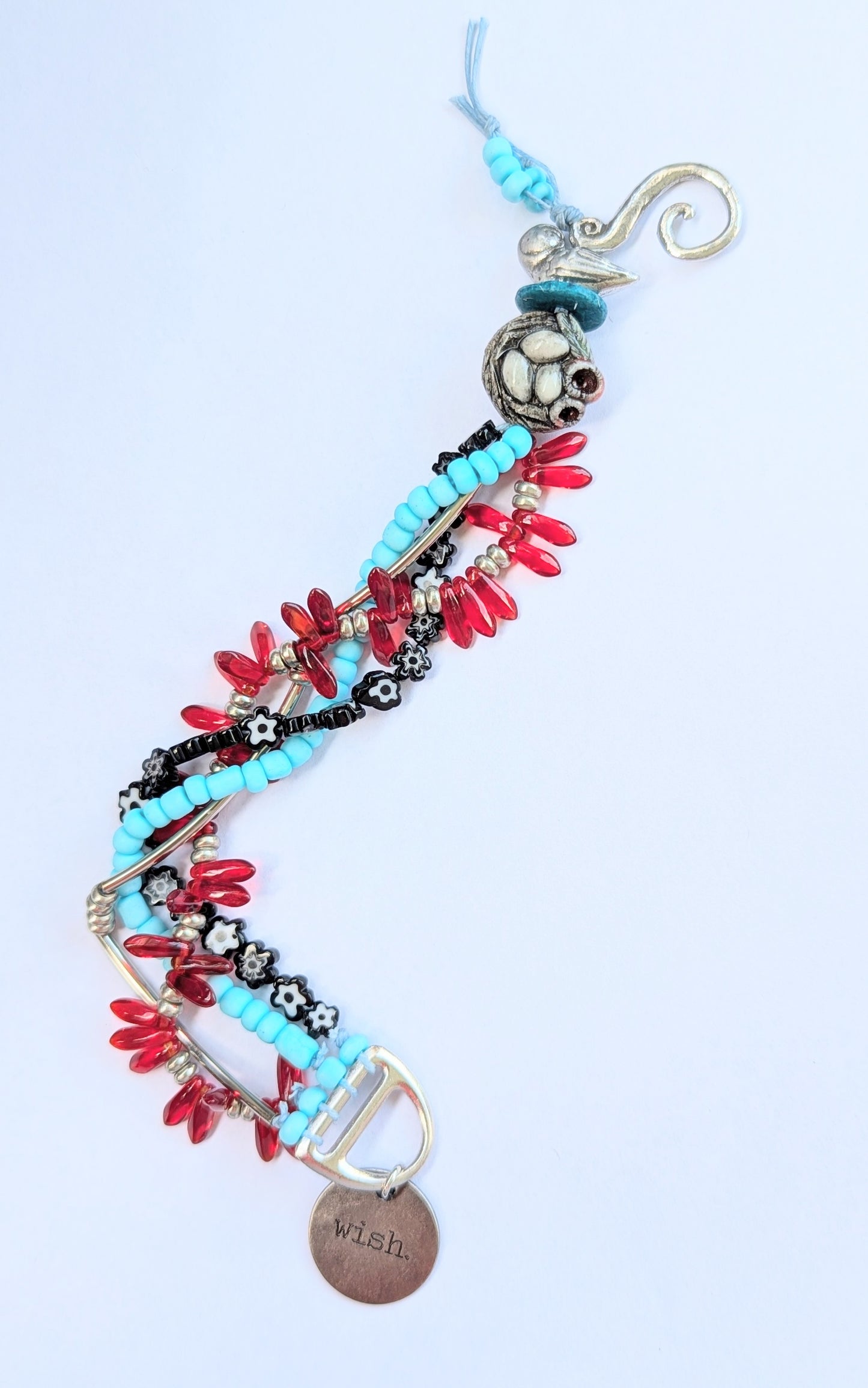 MultiStrand Bird/ Nest Bracelet