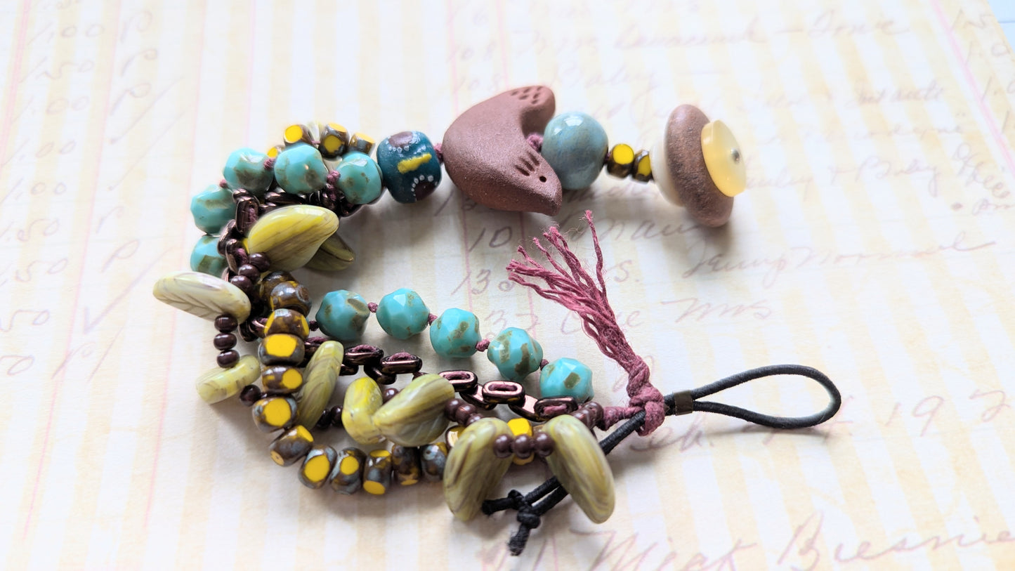 Multi Strand Bird Bracelet