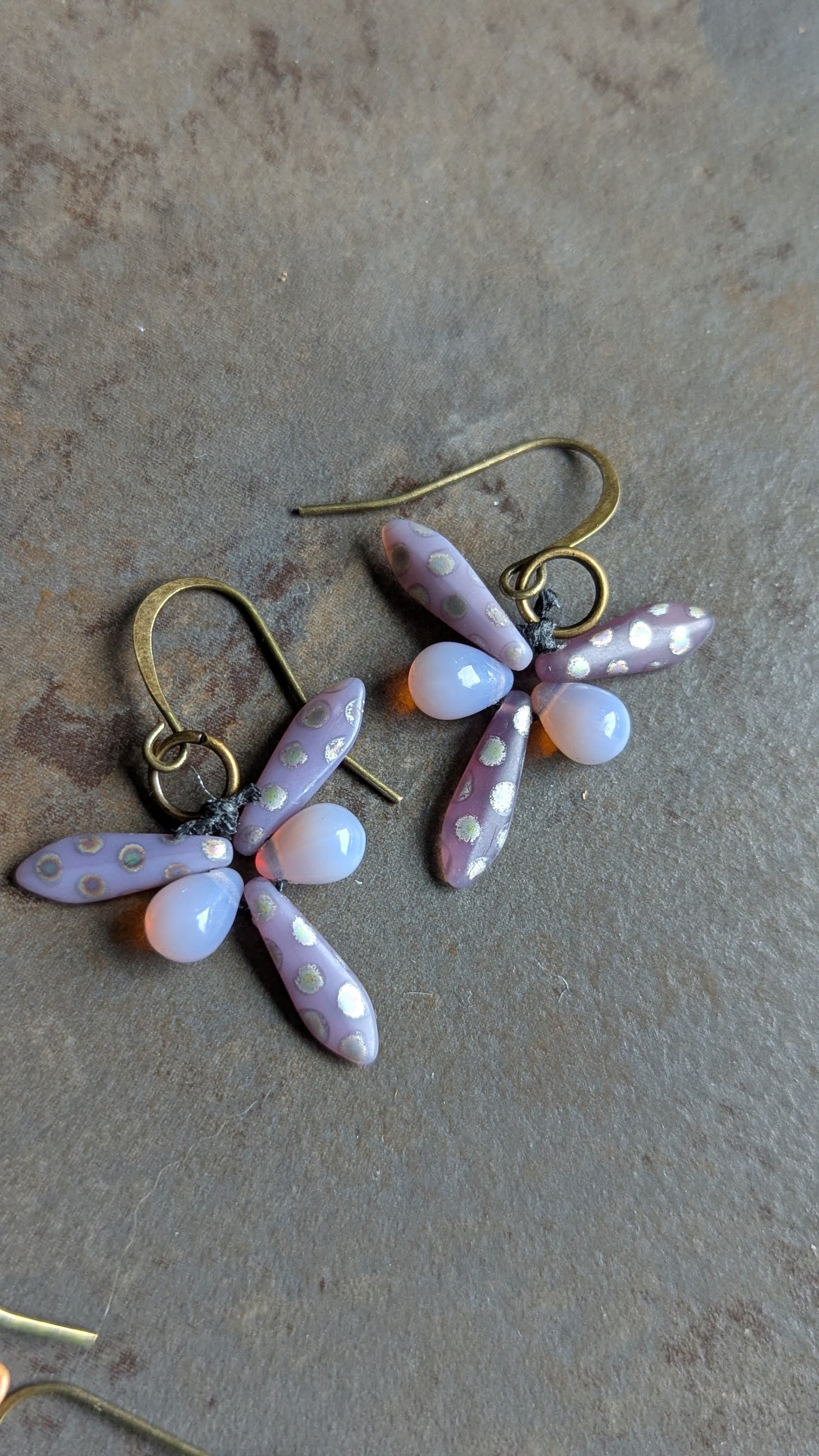 Glass Dragonflies Earrings