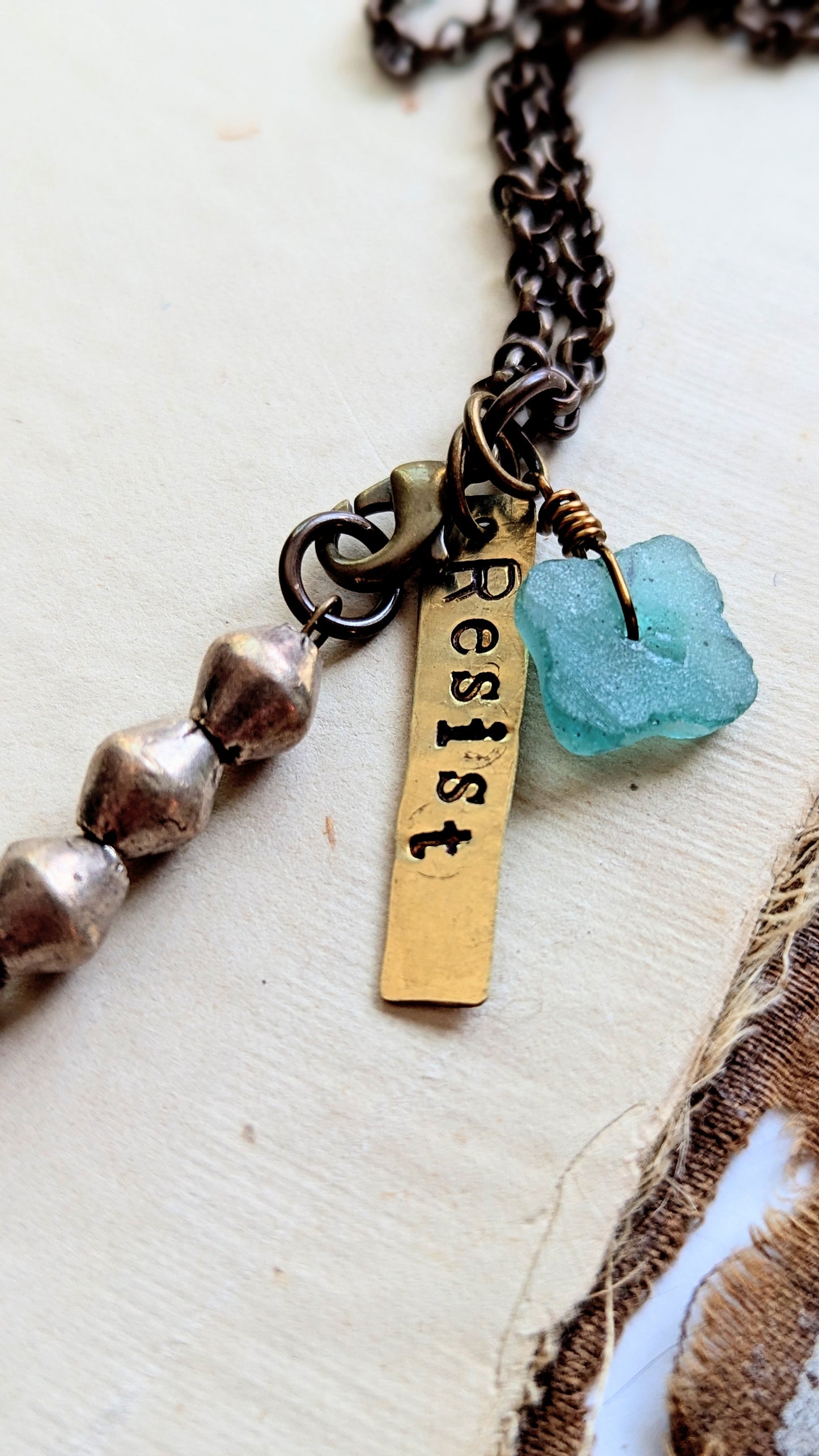 Resist Necklace