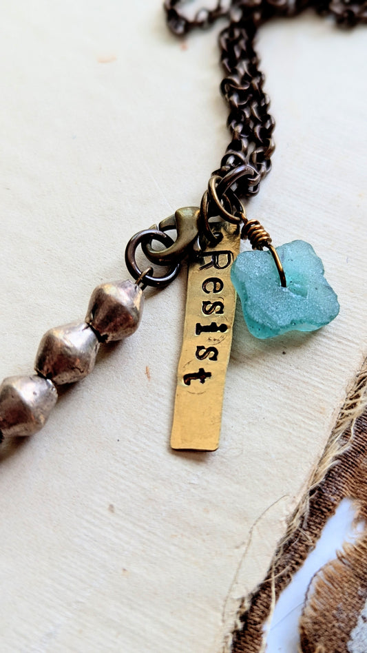 Resist Necklace
