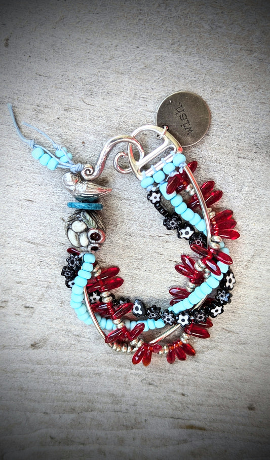 MultiStrand Bird/ Nest Bracelet