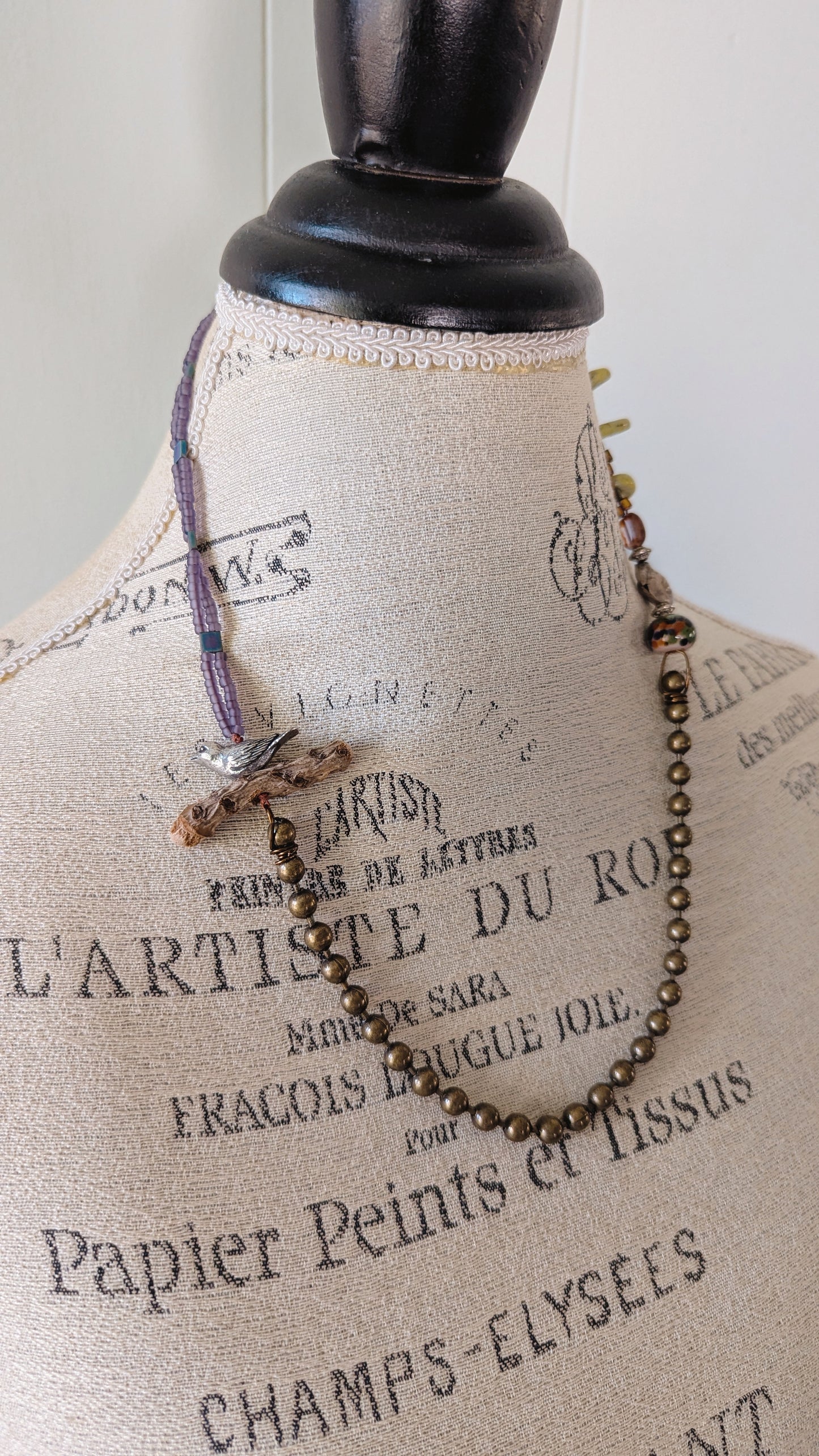 Ophelia's Sparrow Necklace