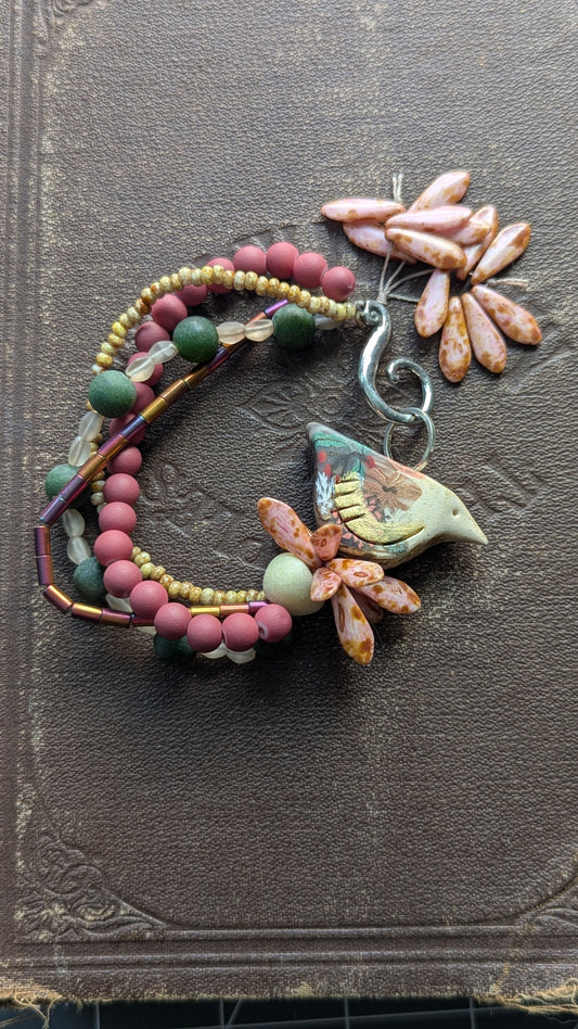 Multi Strand Bird Bracelet