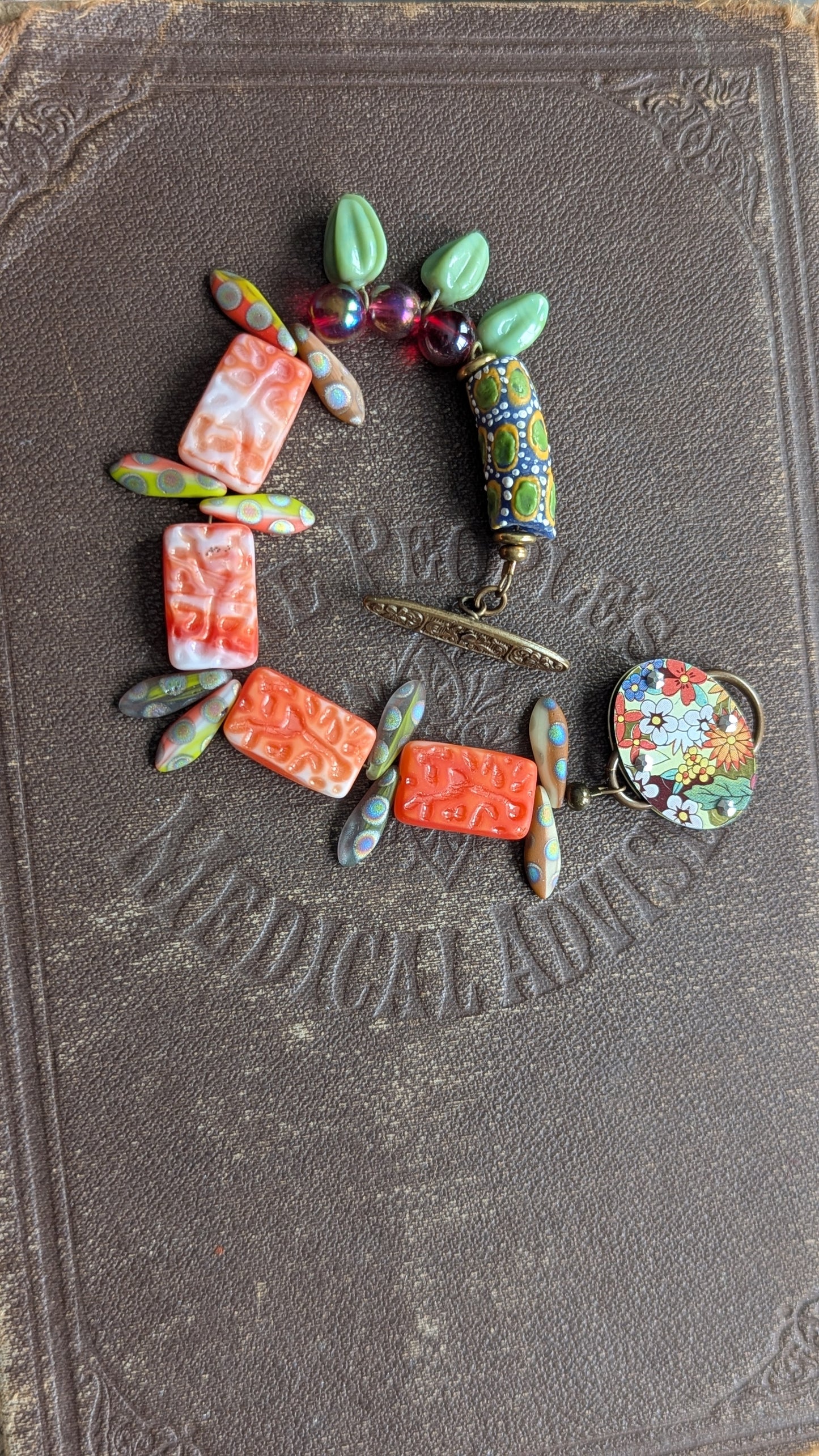 Harbinger Collection Bracelet with Upcycled Tin Toggle