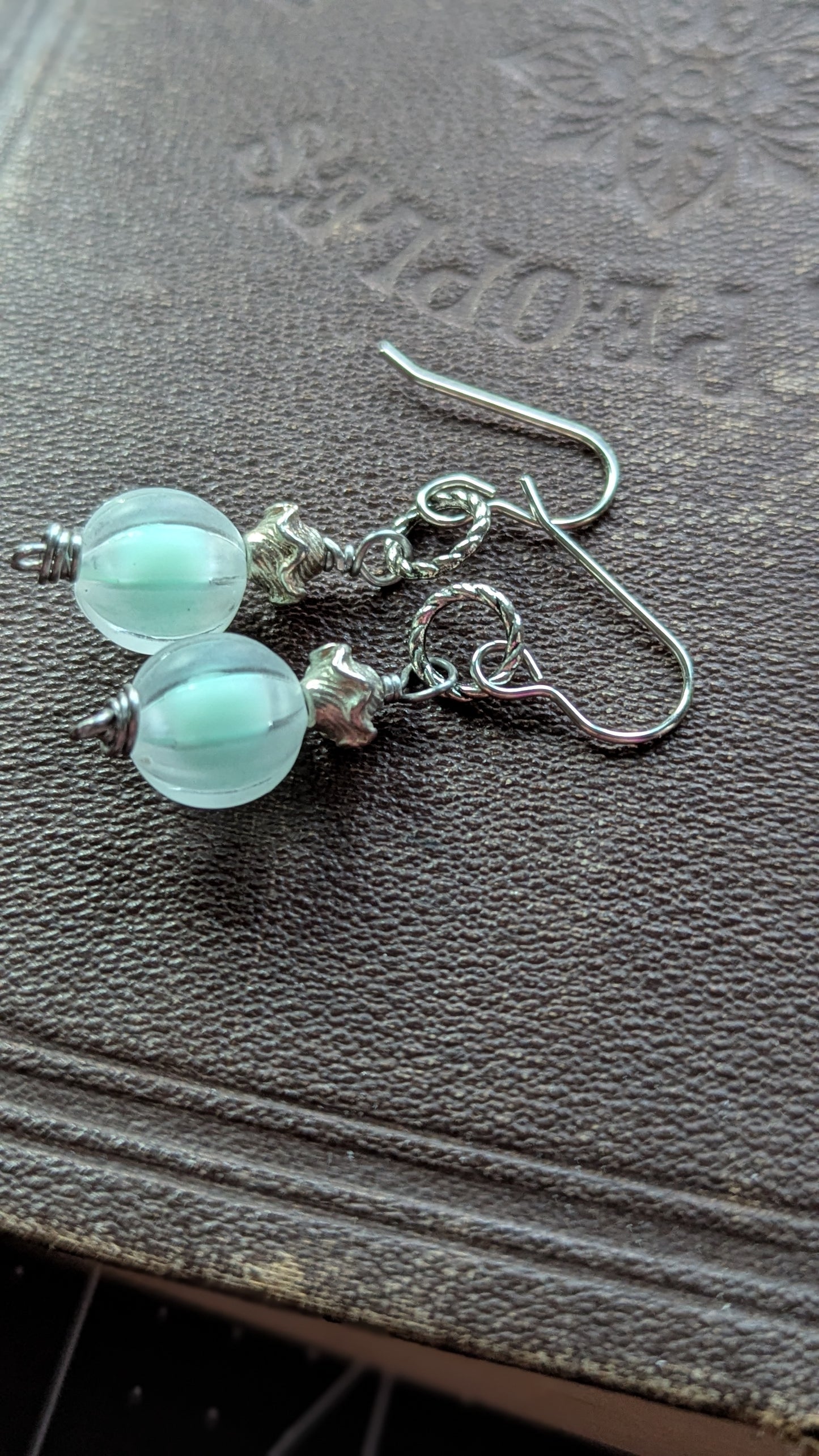 Matte Melons Earrings (Aqua)