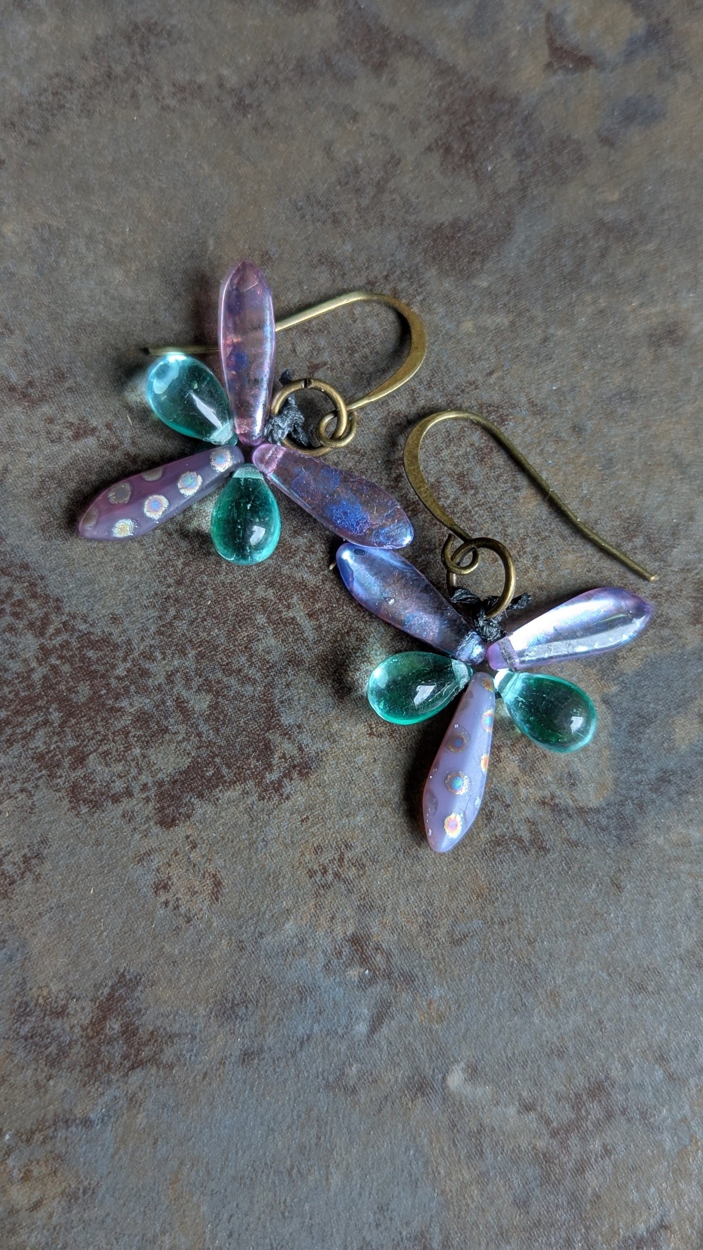 Glass Dragonflies Earrings