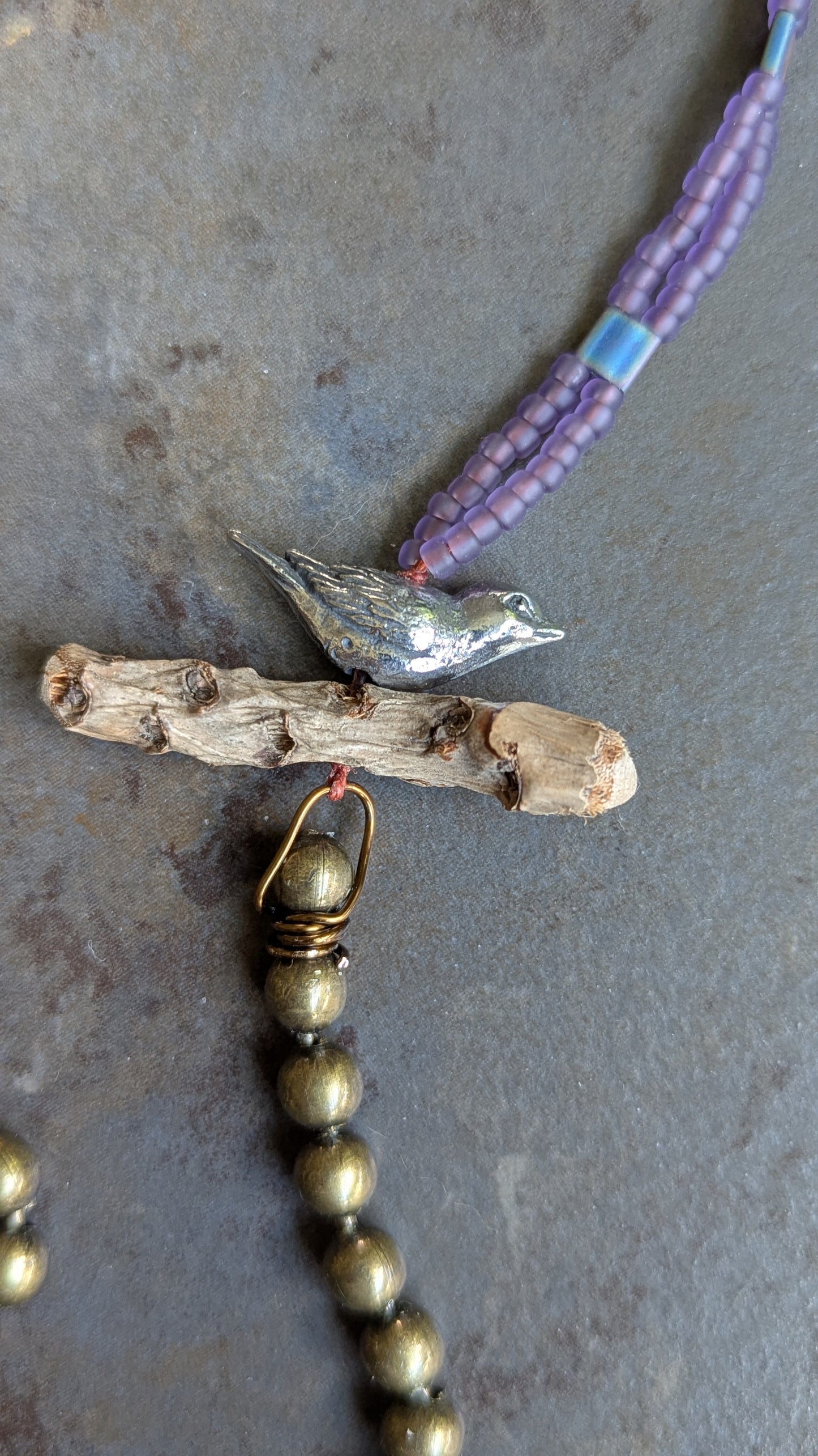 Ophelia's Sparrow Necklace