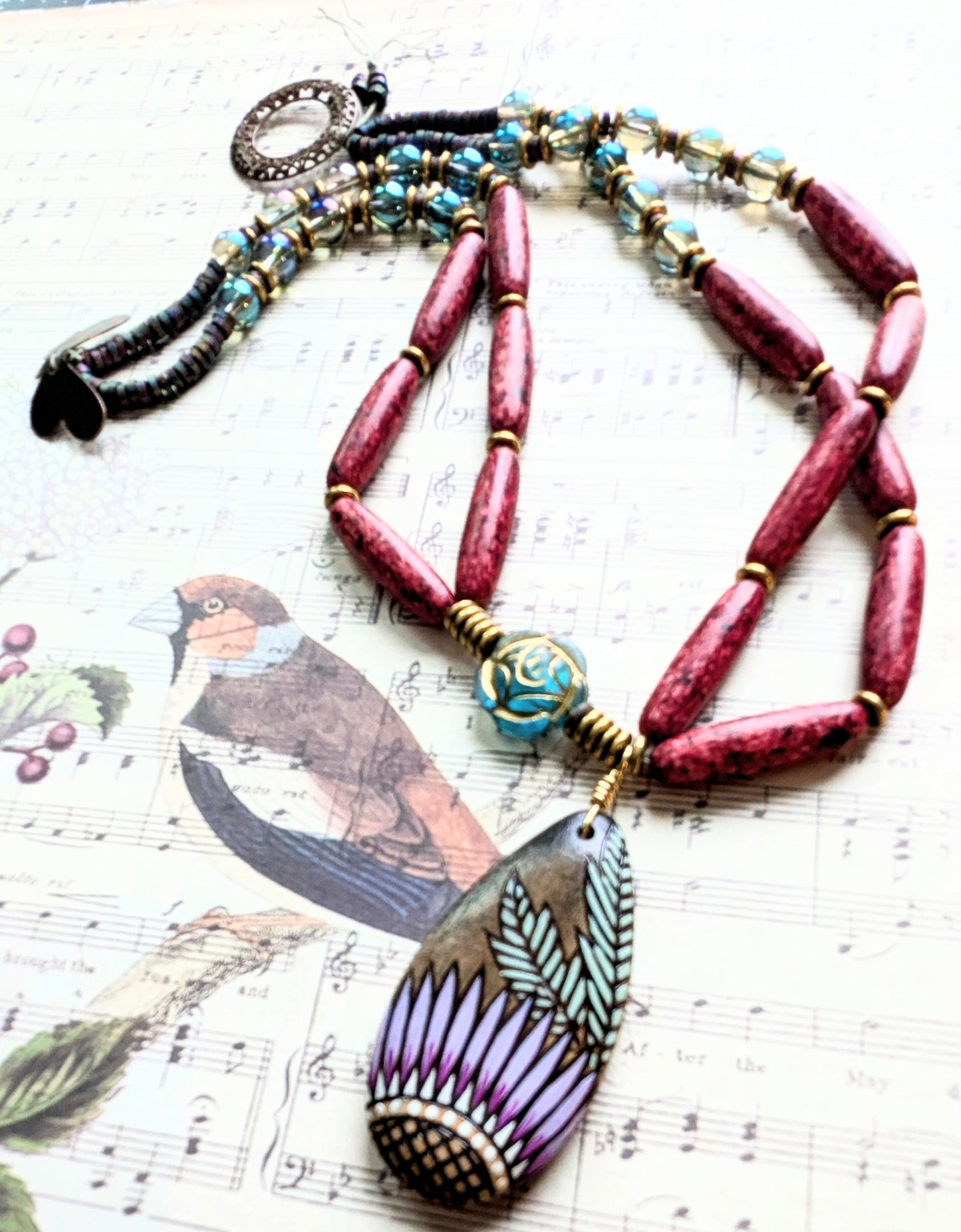 Gerber Daisy Necklace