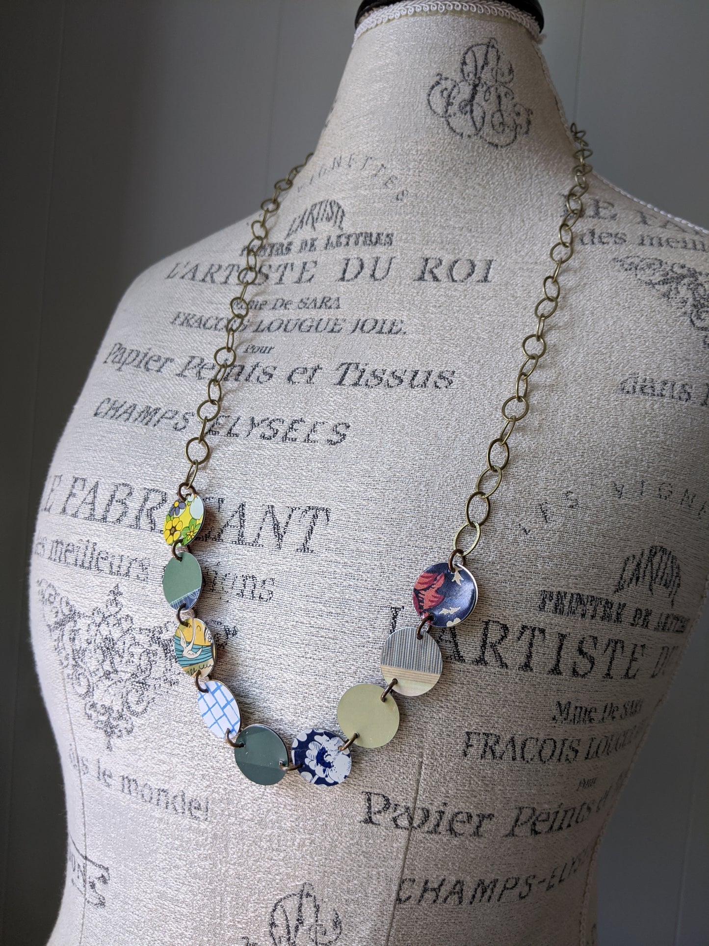 Harbinger Collection Colorful Tin Necklace